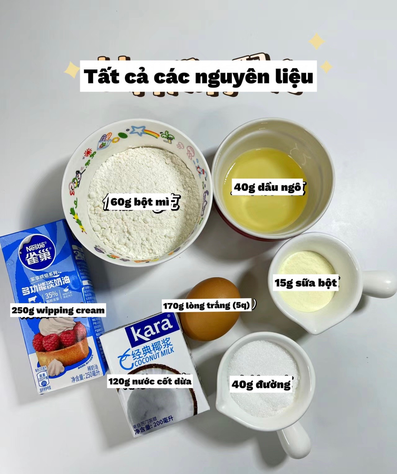 Hướng dẫn làm bánh cuộn kem dừa (Coconut Roll Cake) siêu ngon, không béo