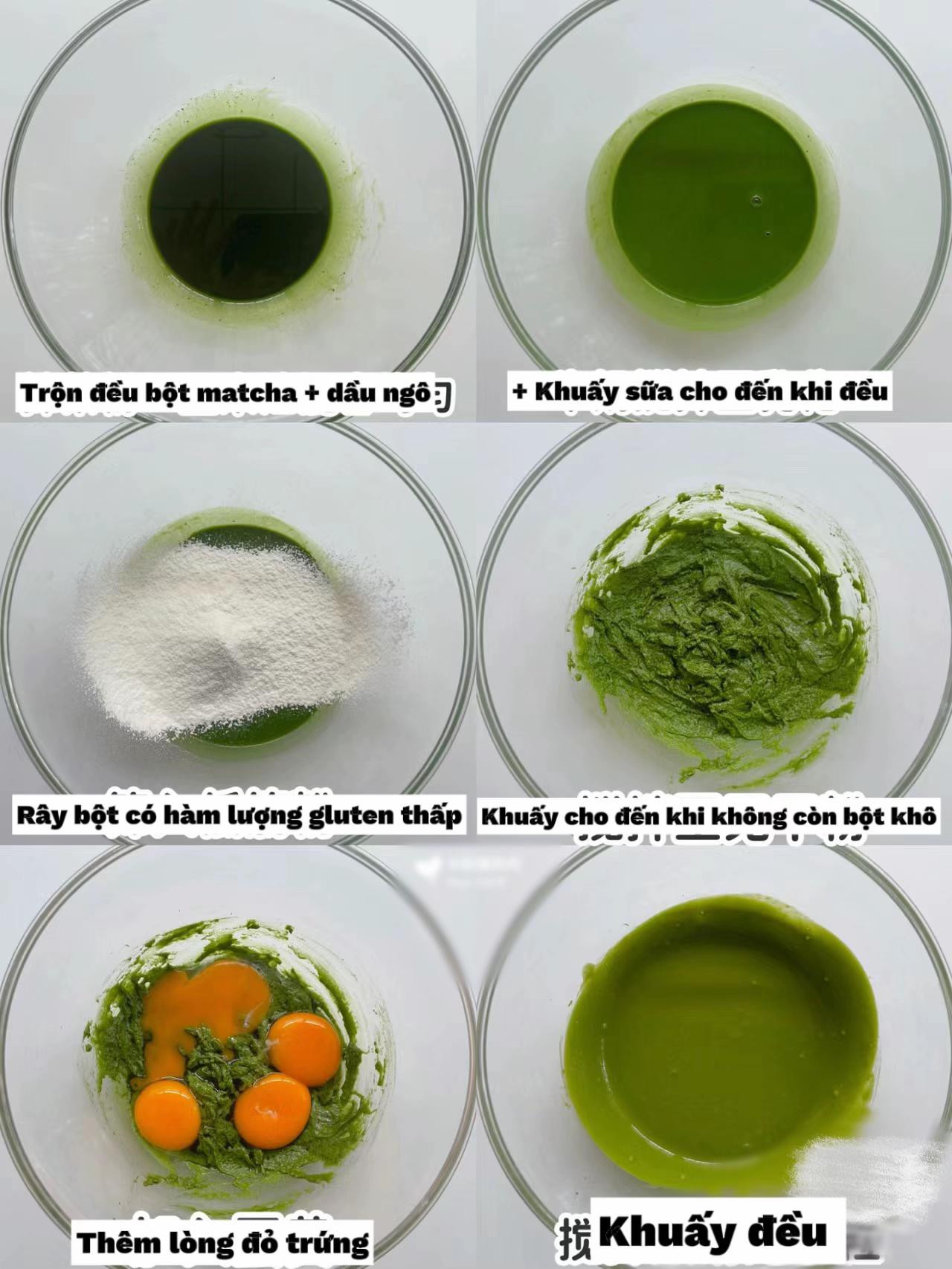 Hướng dẫn làm bánh hộp Matcha với lớp kem béo ngậy và vỏ socola giòn