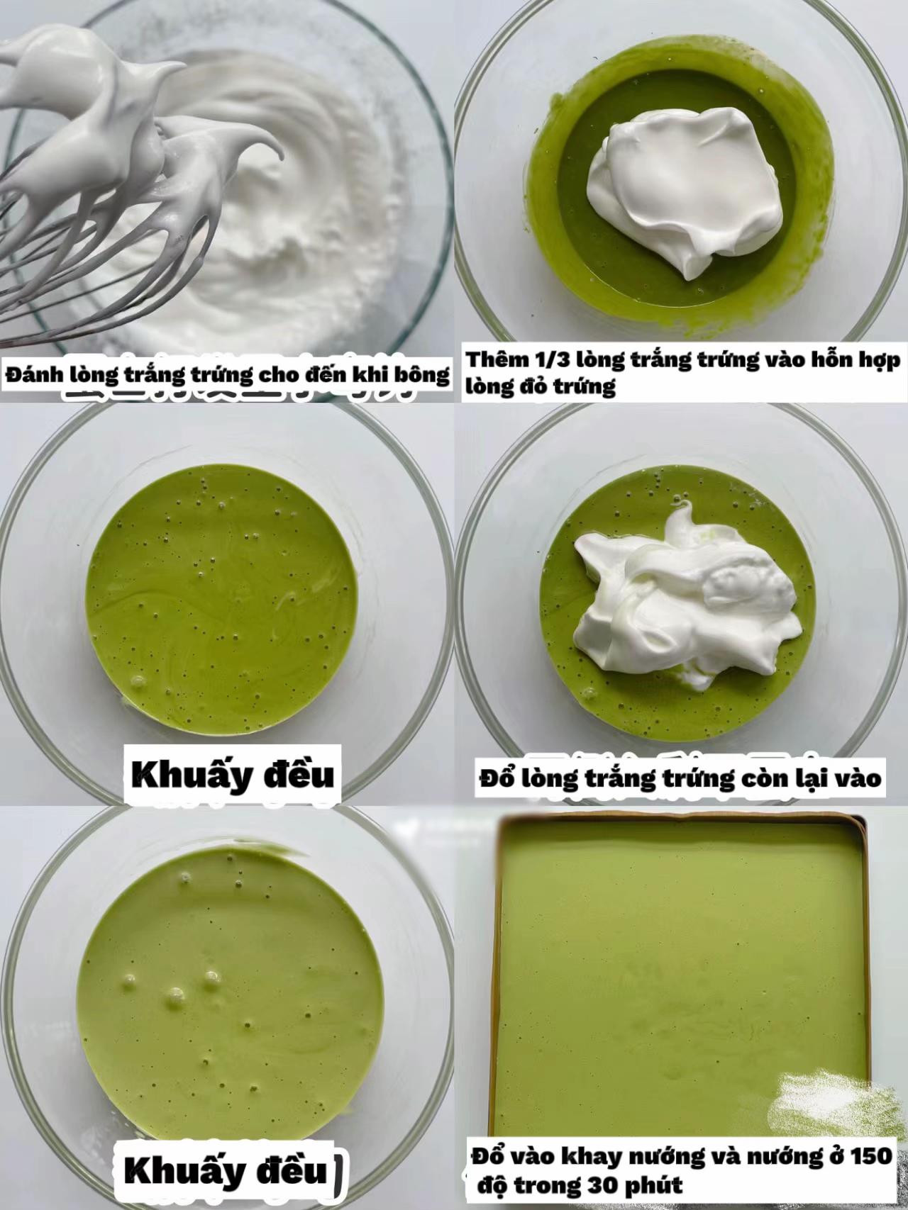 Hướng dẫn làm bánh hộp Matcha với lớp kem béo ngậy và vỏ socola giòn