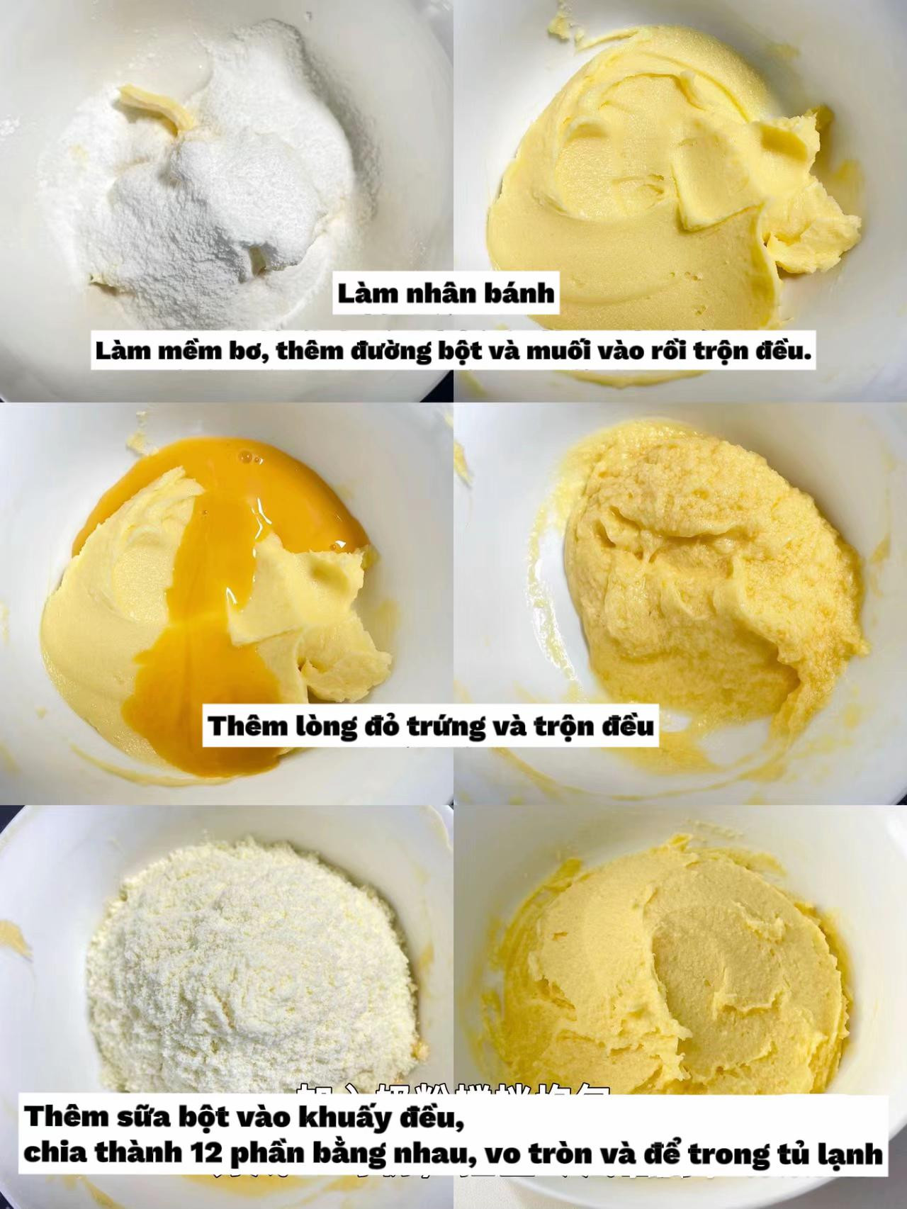 Hướng dẫn làm bánh mì nhân kem phô mai vàng óng, vỏ giòn tan, nhân béo ngậy