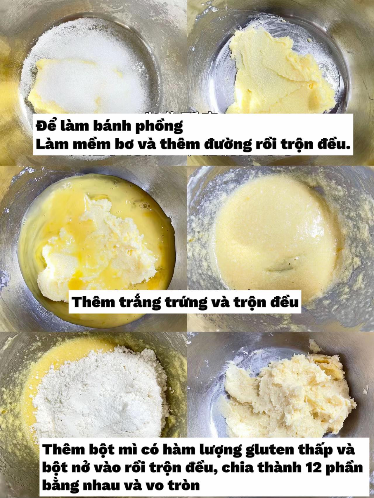 Hướng dẫn làm bánh mì nhân kem phô mai vàng óng, vỏ giòn tan, nhân béo ngậy