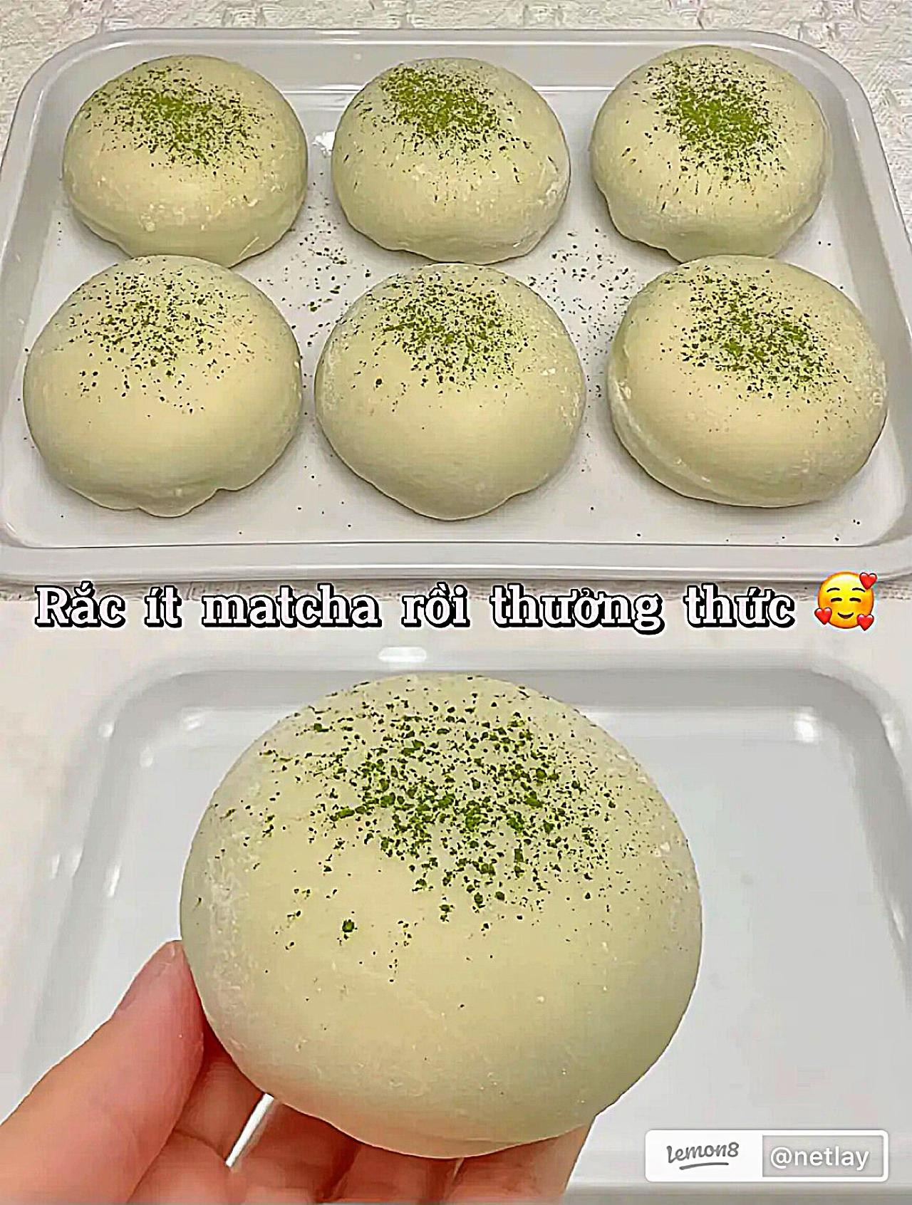 Hướng dẫn làm Bánh Mochi phô mai Matcha ngon tại nhà