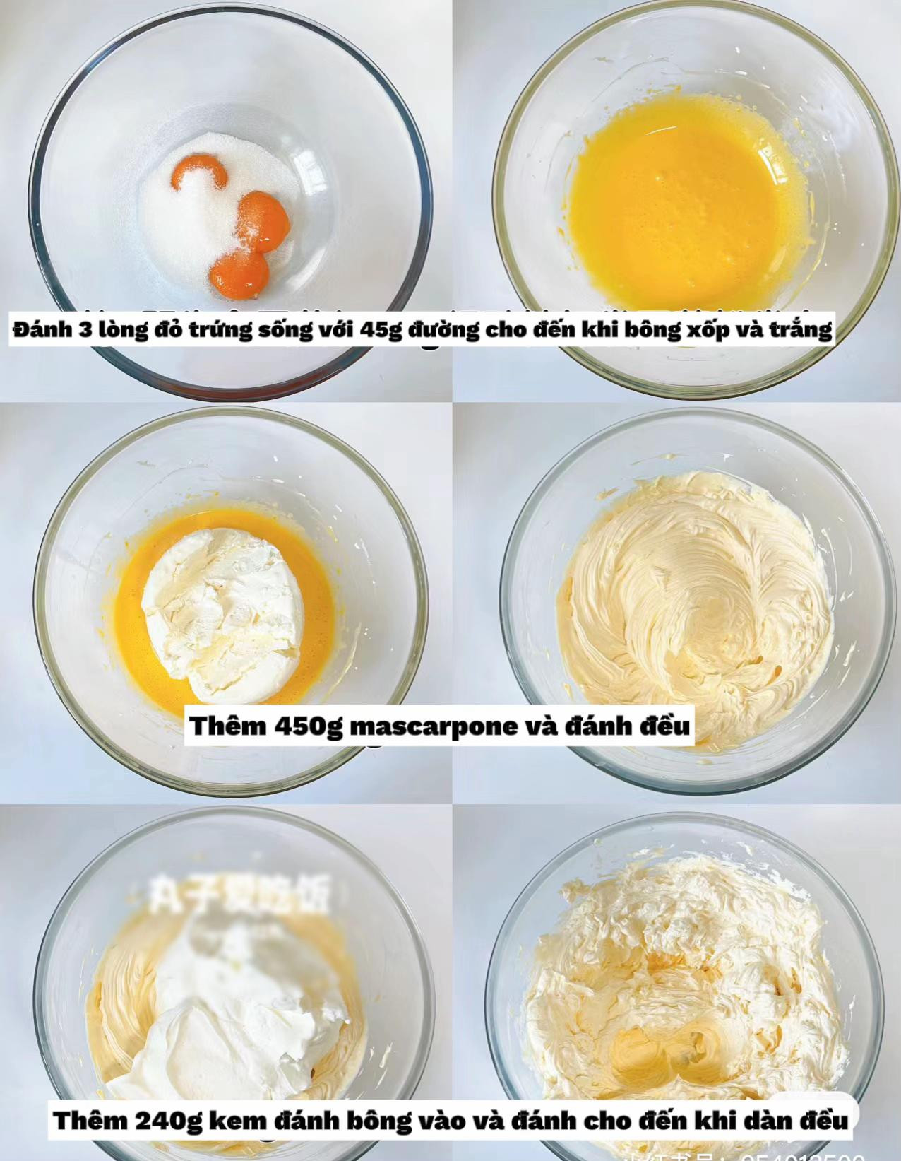 Hướng dẫn làm bánh Tiramisu chanh không lò nướng với phô mai mascarpone và bánh quy