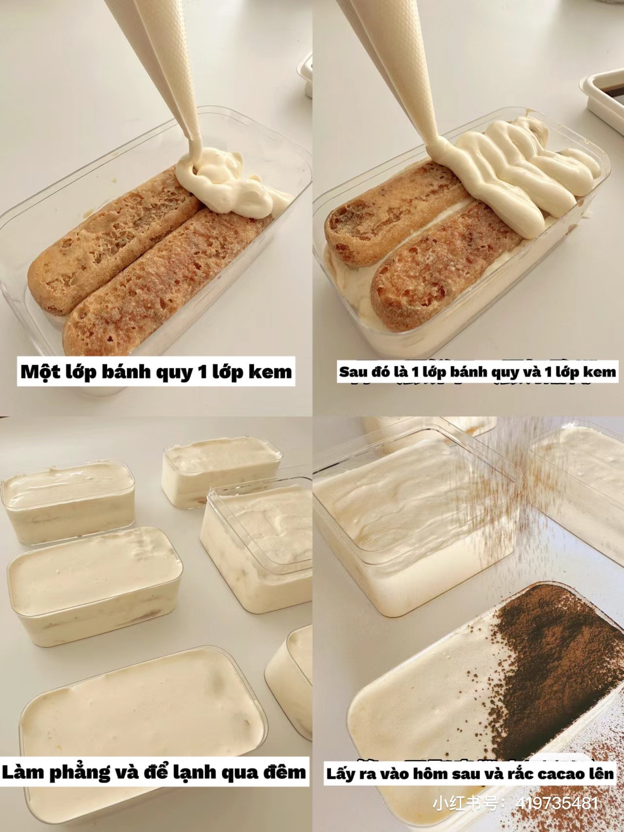 Hướng dẫn làm bánh Tiramisu tại nhà với Mascarpone và rượu Kahlua, đơn giản và ngon