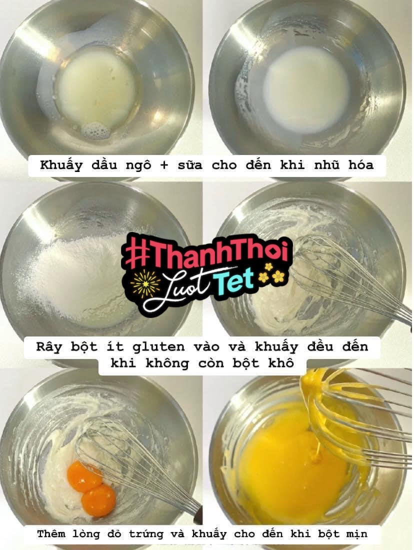 Hướng dẫn làm bánh xốp trứng vàng giòn tan, công thức chi tiết từ nguyên liệu đến nướng