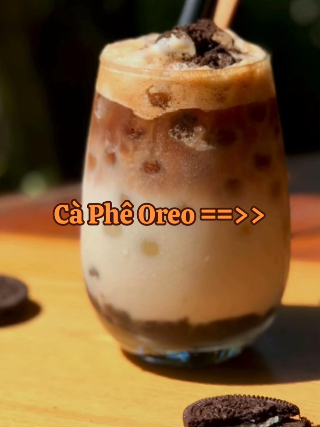 Hướng dẫn làm Cà Phê Oreo: Cách pha chế món nước ngọt ngon miệng với bánh oreo, sữa đặc và cà phê