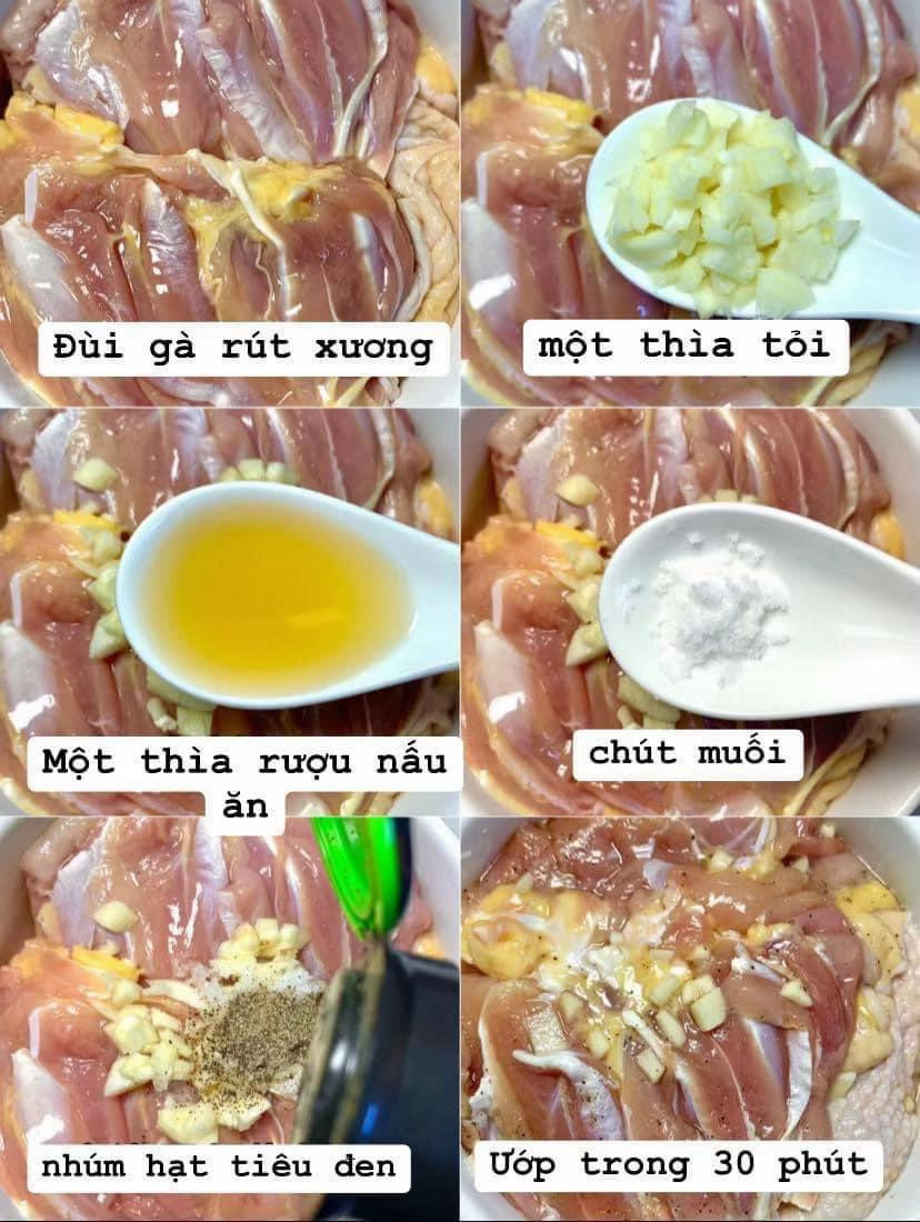 Hướng dẫn làm đùi gà rút xương chiên sốt mật ong vàng óng, mềm ngon