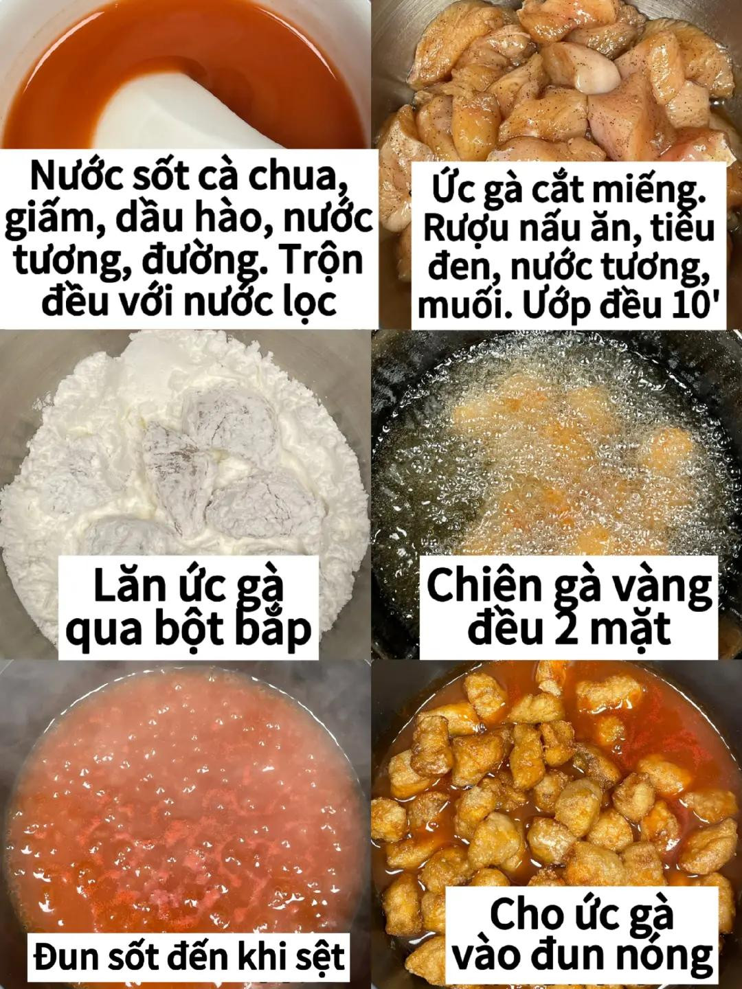 Hướng dẫn làm Gà sốt cà chua giòn ngon, cách chế biến chi tiết từ ướp thịt đến chiên và nấu sốt