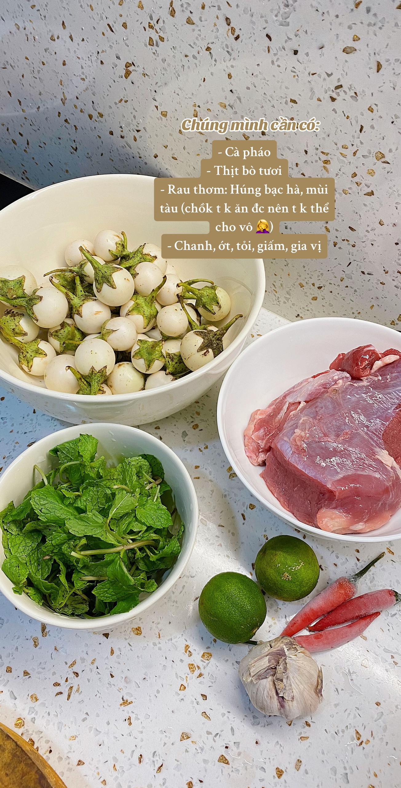 Hướng dẫn làm Gỏi bò cà pháo ngon nhức nách, món ăn dân dã đậm vị chua ngọt