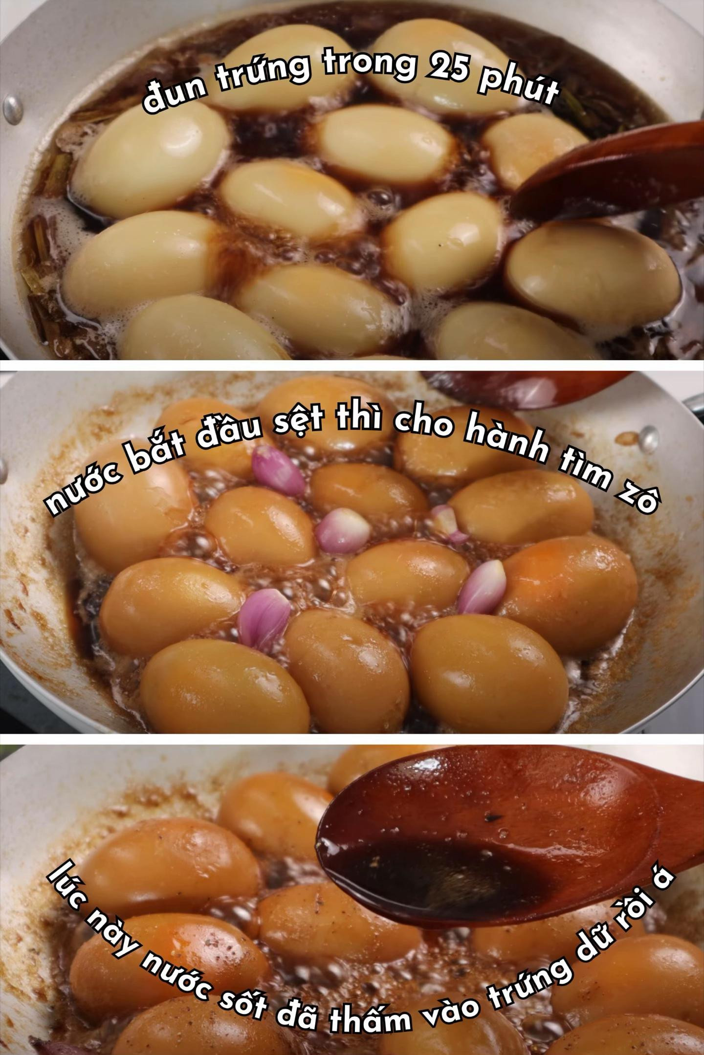 Hướng dẫn làm Hột vịt kho siêu tiết kiệm, đảm bảo tốn cơm