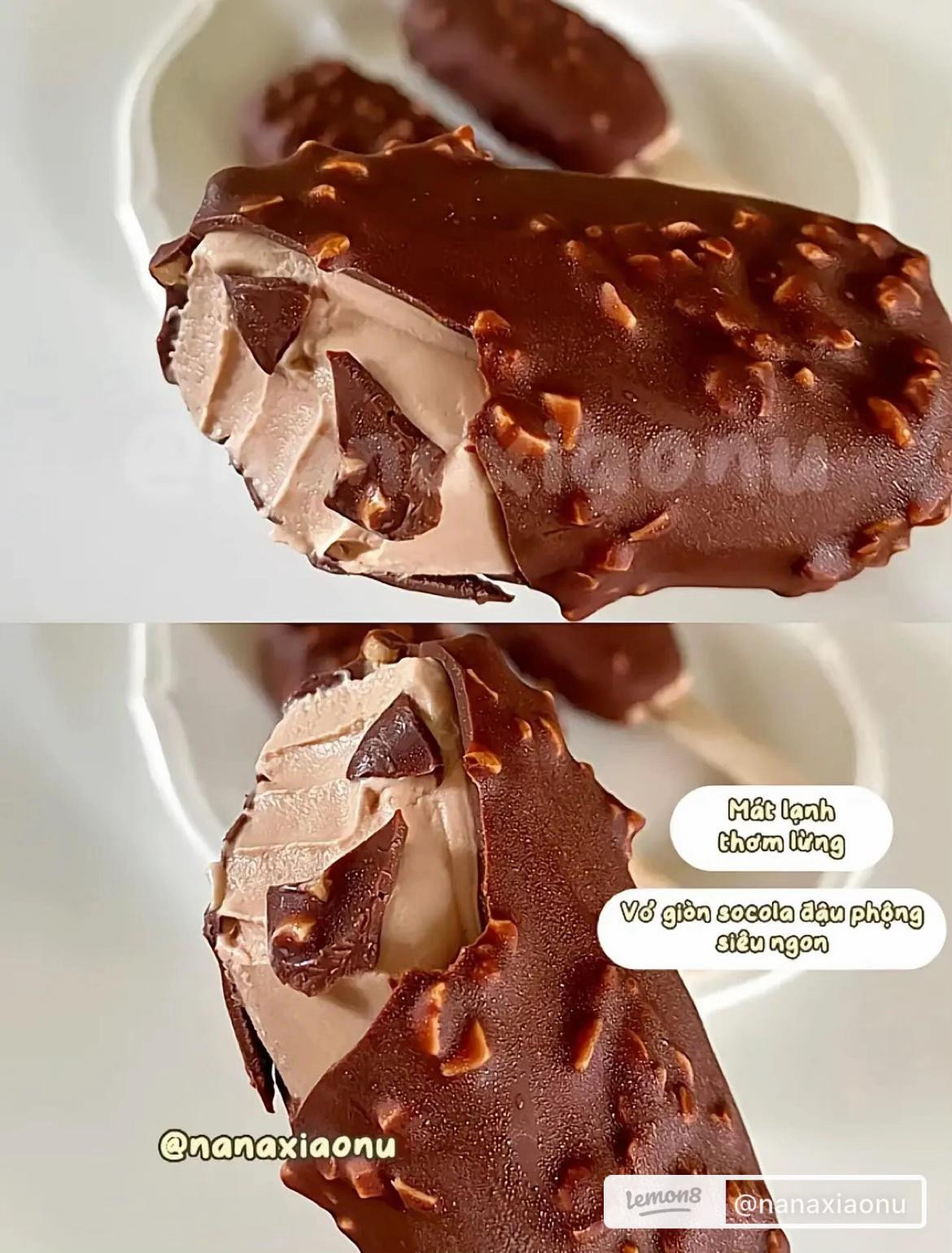 Hướng dẫn làm Kem Socola Đậu Phộng Vỏ Giòn mát lạnh, thơm lừng