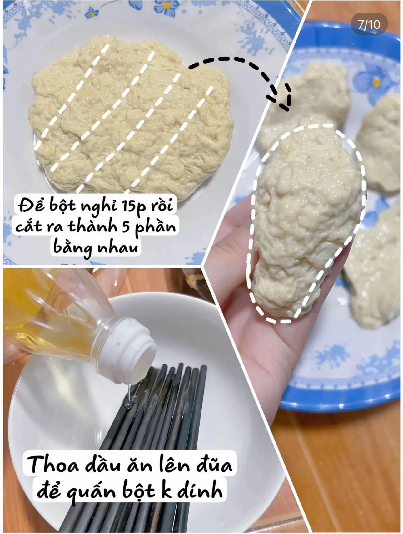 Hướng dẫn làm mì căn dai ngon từ bột mì đa dụng, cách nhào và rửa bột chuẩn vị