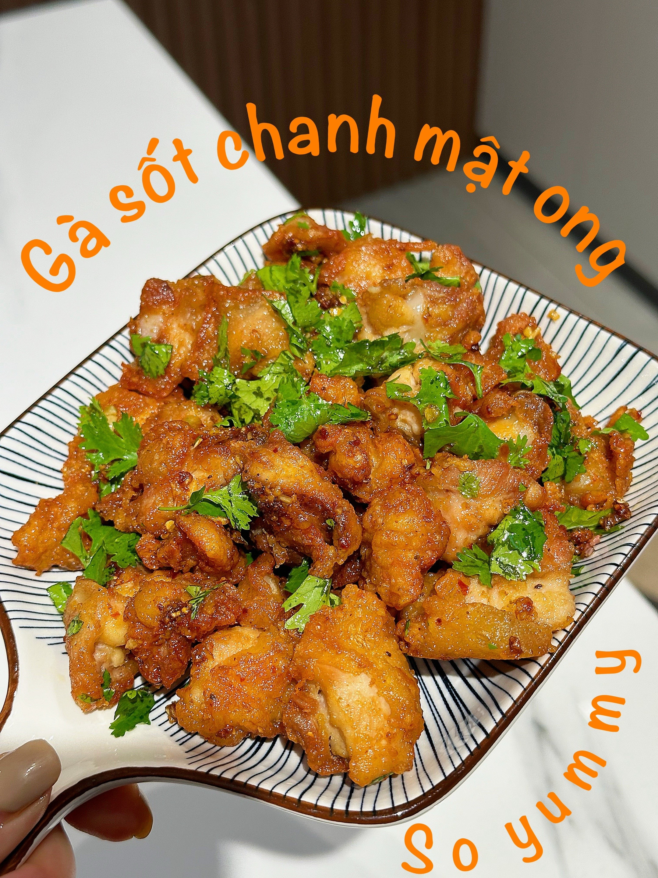 Hướng dẫn làm món gà sốt chanh mật ong giòn tan, vàng ruộm và ngon tuyệt