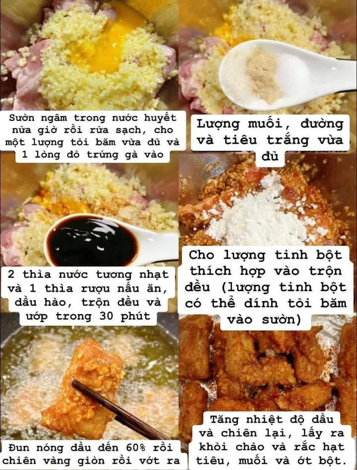 Hướng dẫn làm món sườn rim tỏi giòn rụm, thơm nức mùi tỏi và gia vị