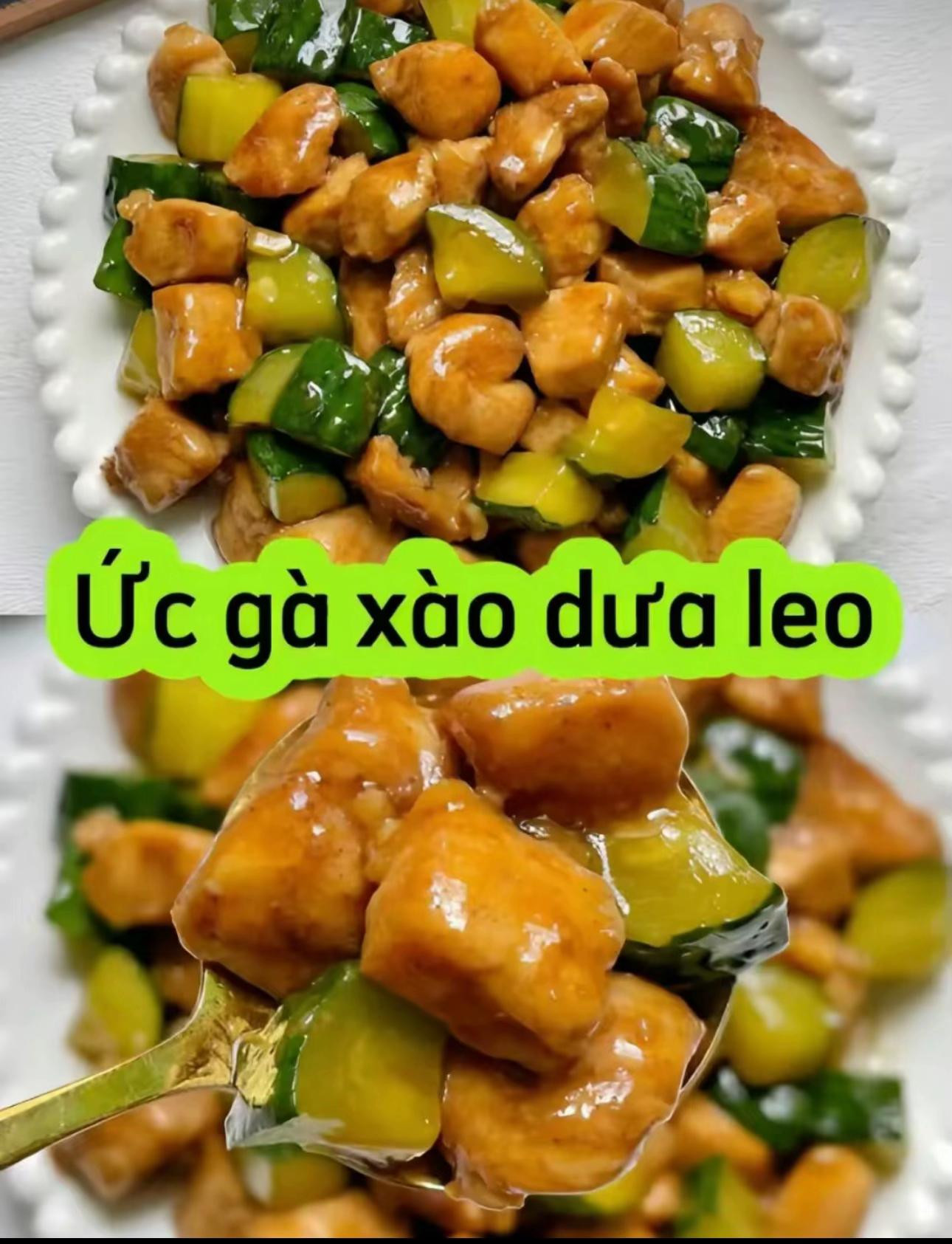 Hướng dẫn làm món ức gà xào dưa leo giòn ngon, đậm đà