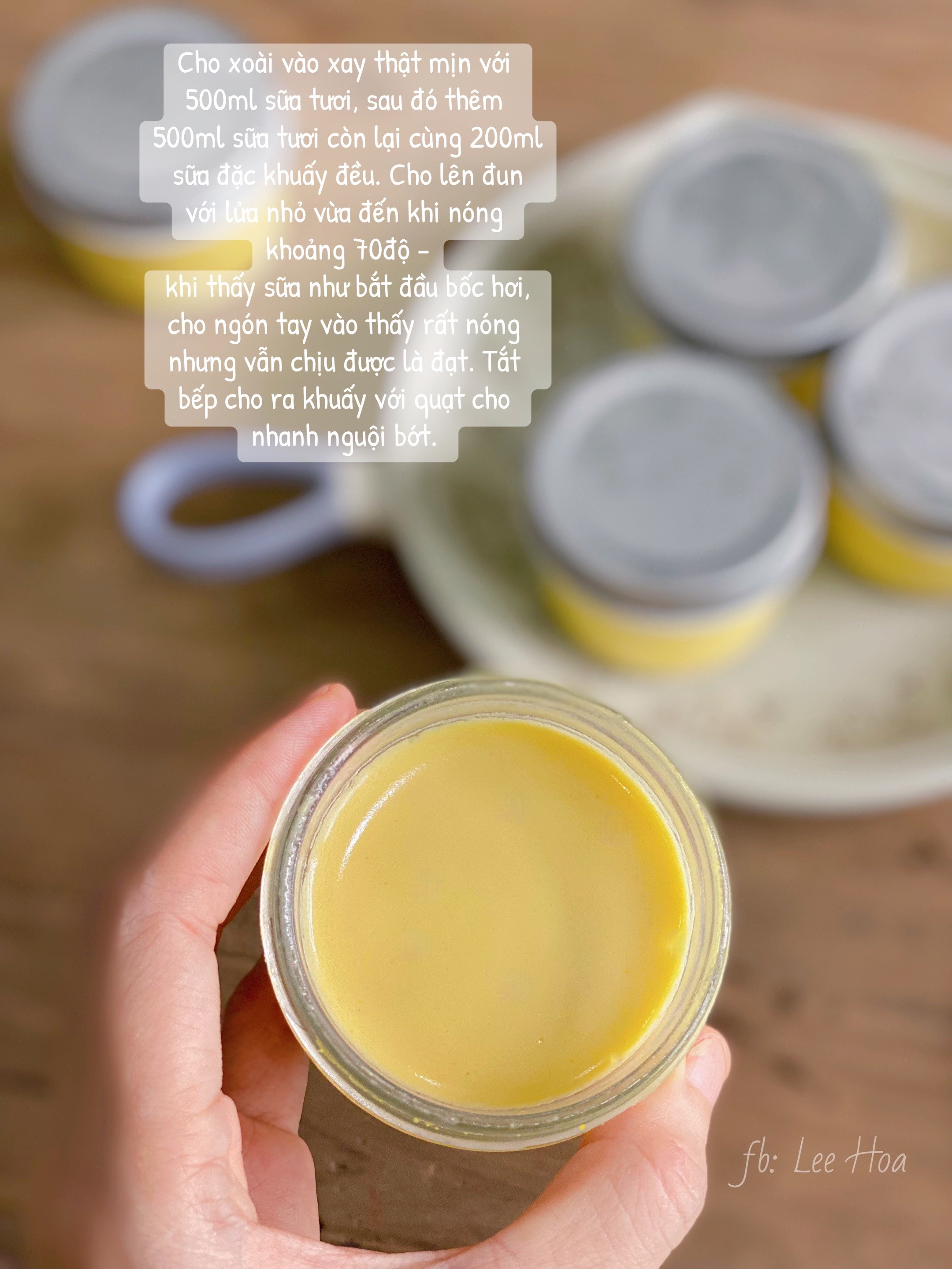 Hướng dẫn làm sữa chua xoài tự nhiên tại nhà, cách làm đơn giản với sữa tươi và cơm xoài thơm ngon