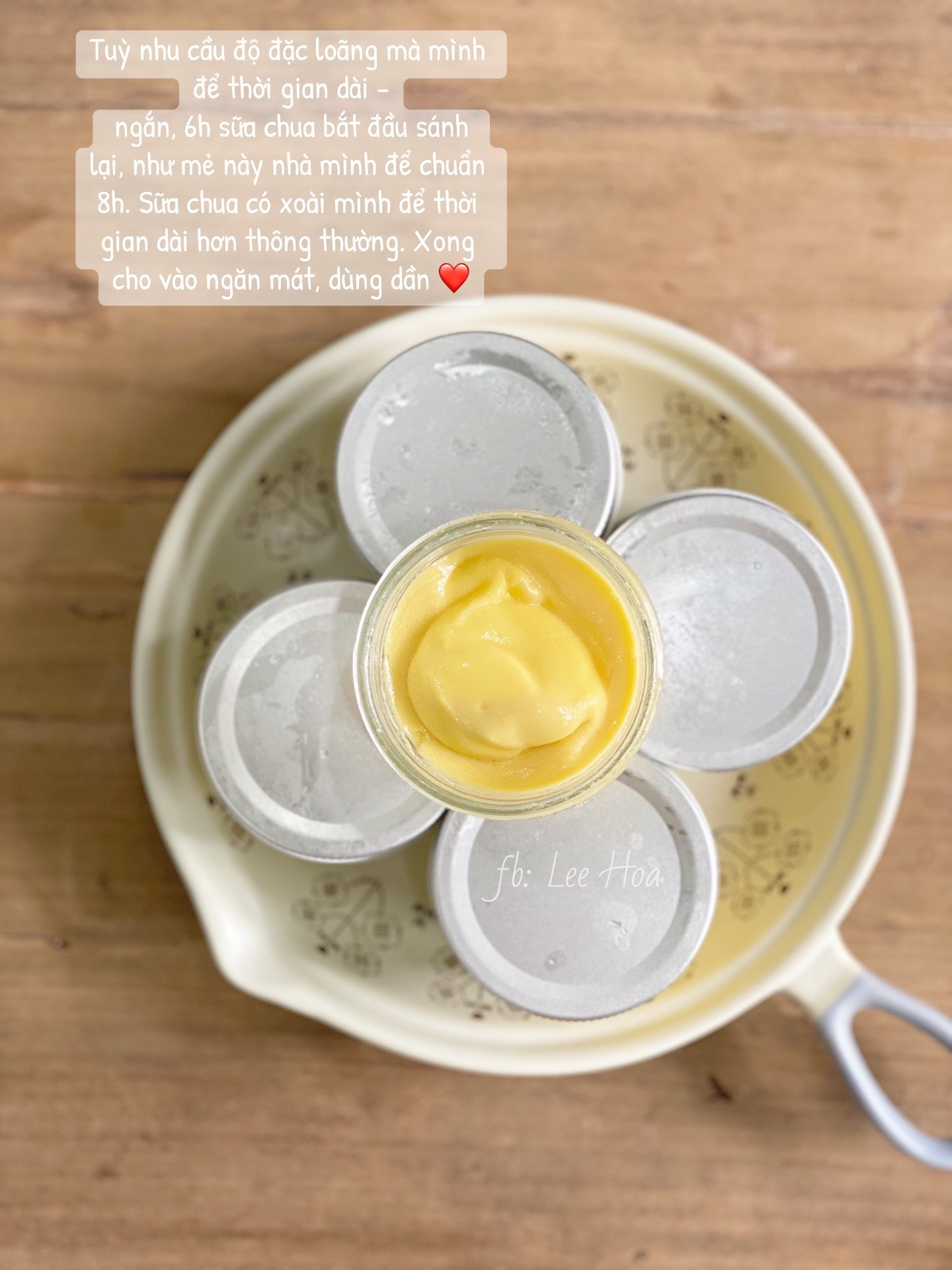 Hướng dẫn làm sữa chua xoài tự nhiên tại nhà, cách làm đơn giản với sữa tươi và cơm xoài thơm ngon