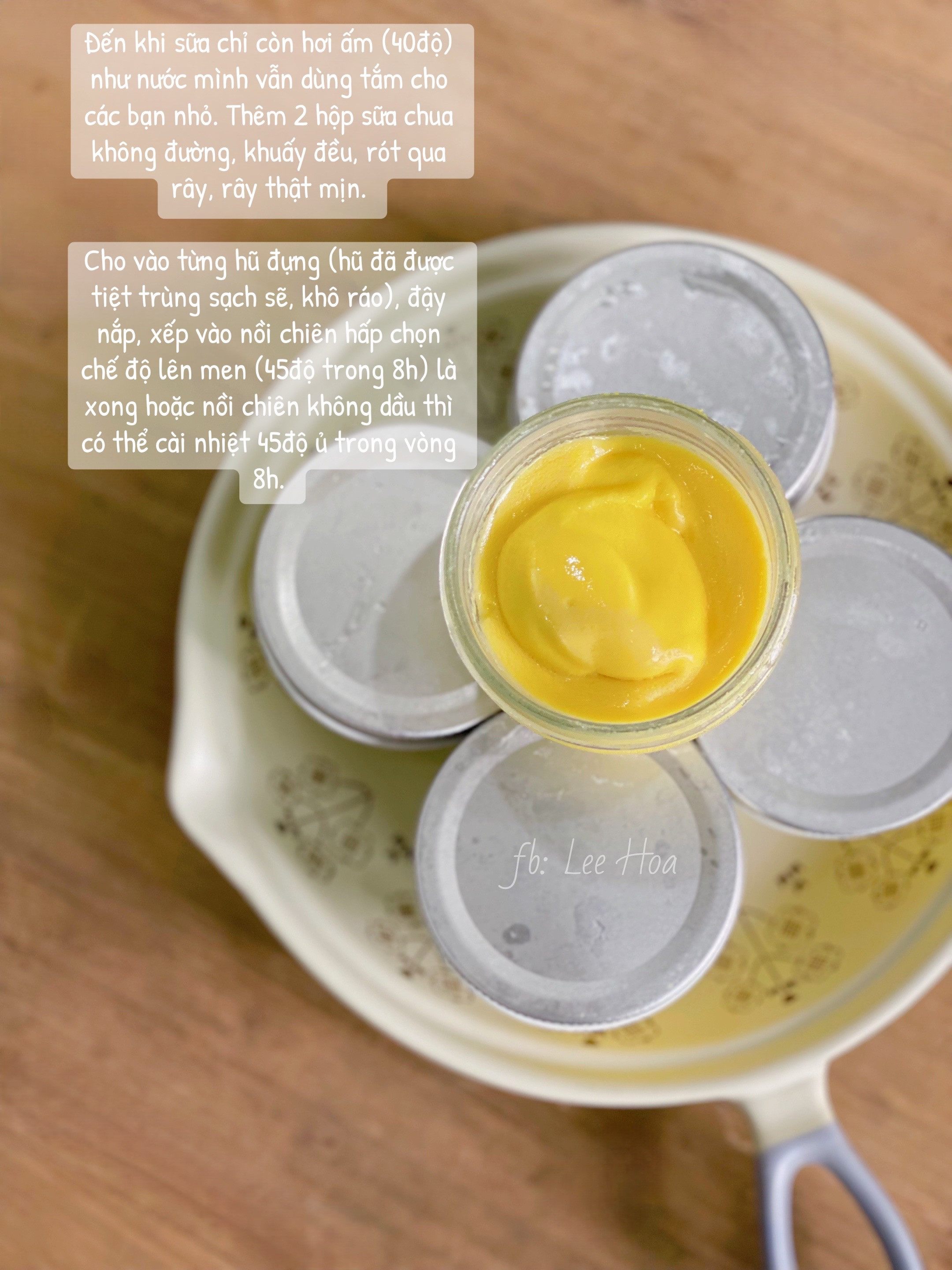 Hướng dẫn làm sữa chua xoài tự nhiên tại nhà, cách làm đơn giản với sữa tươi và cơm xoài thơm ngon