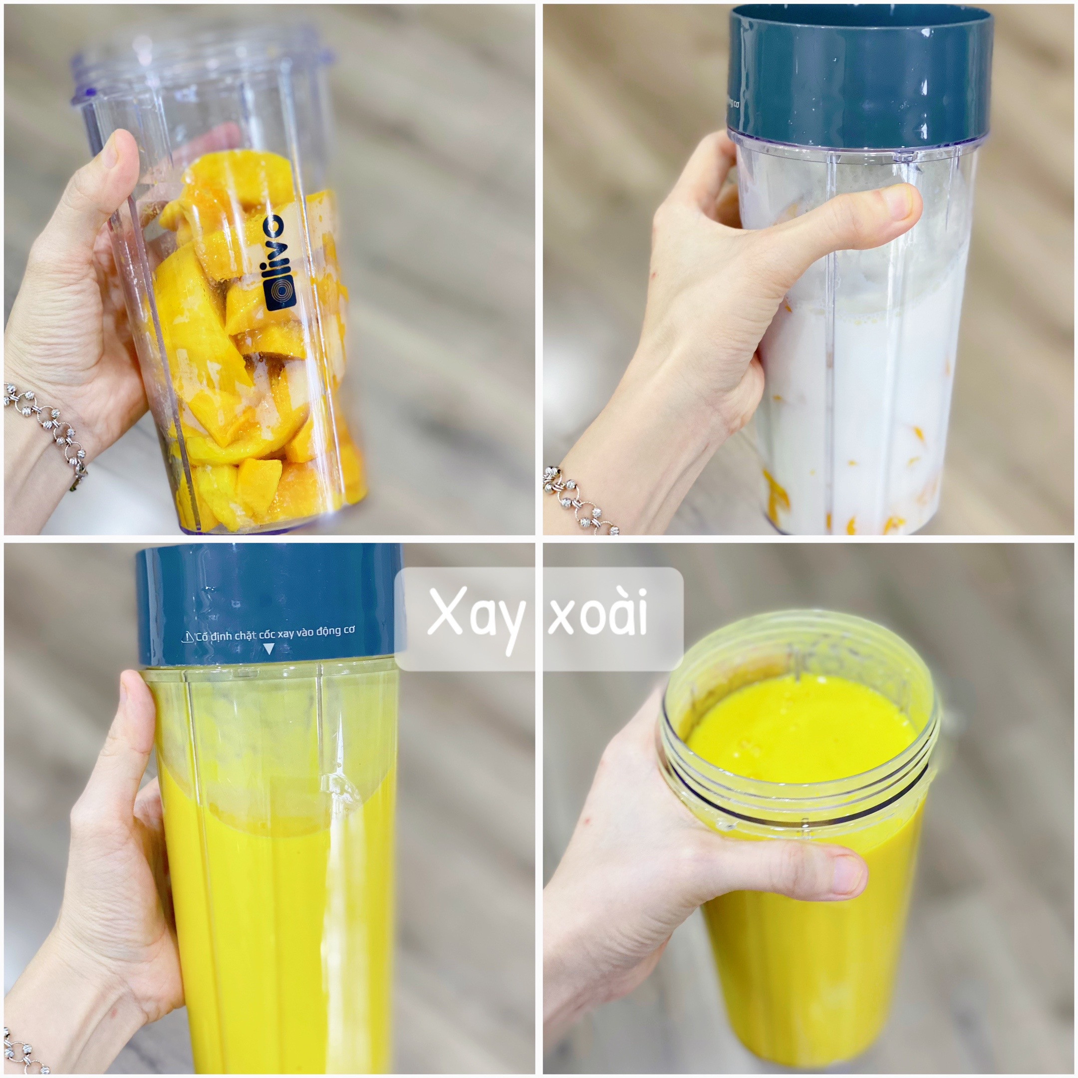 Hướng dẫn làm sữa chua xoài tự nhiên tại nhà, cách làm đơn giản với sữa tươi và cơm xoài thơm ngon