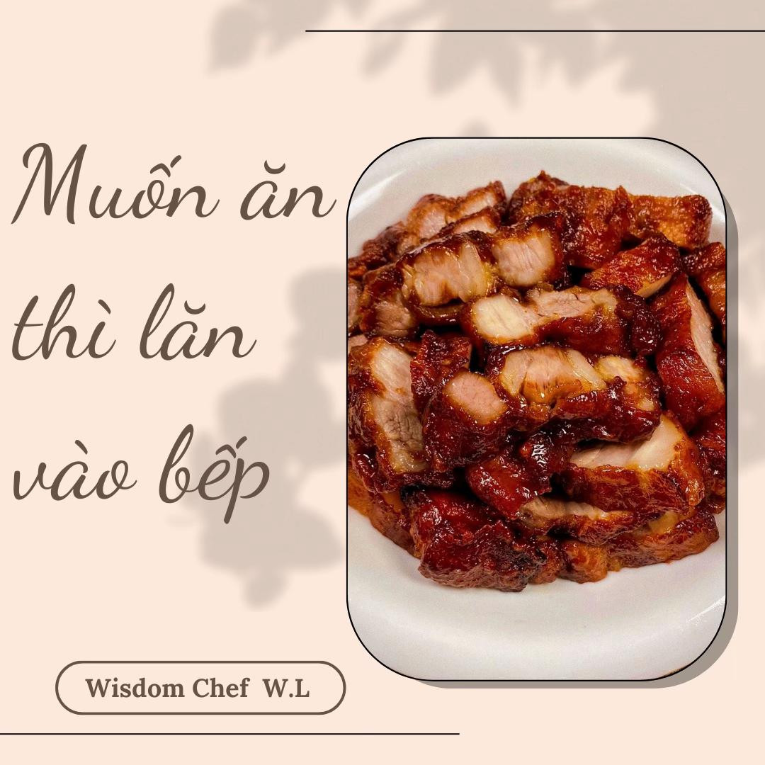 Hướng dẫn làm thịt ba chỉ chiên giòn da, màu nâu đỏ hấp dẫn