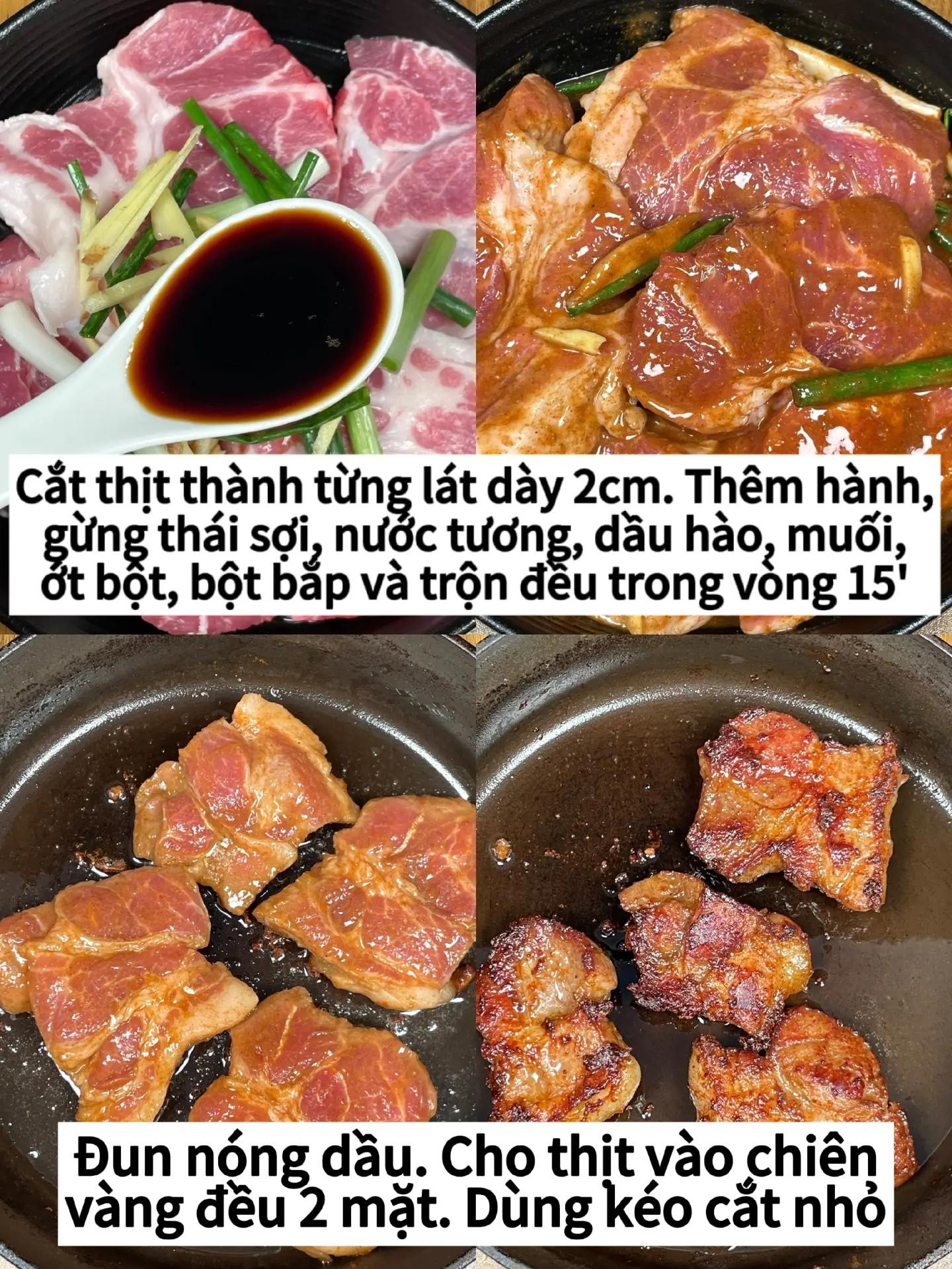 Hướng dẫn làm thịt ba chỉ chiên giòn, sốt đậm đà với nước tương và ngũ vị hương