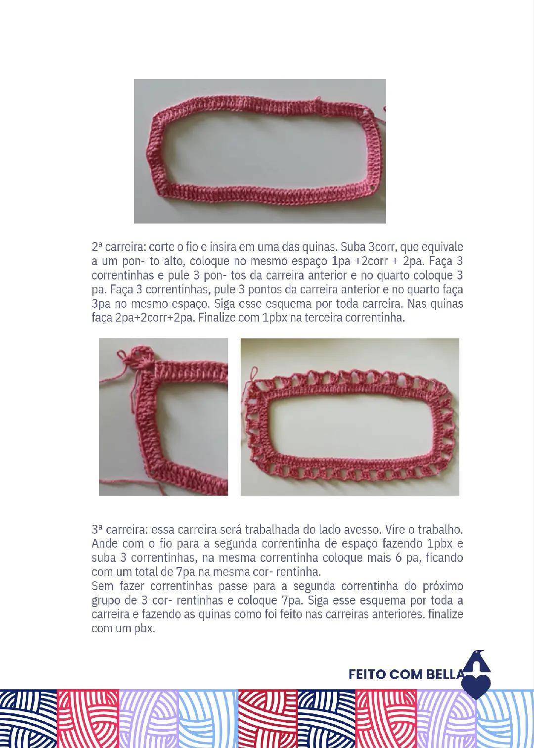 HƯỚNG DẪN MÓC BLUSA TOP DOWN BELLA PONGOUIN