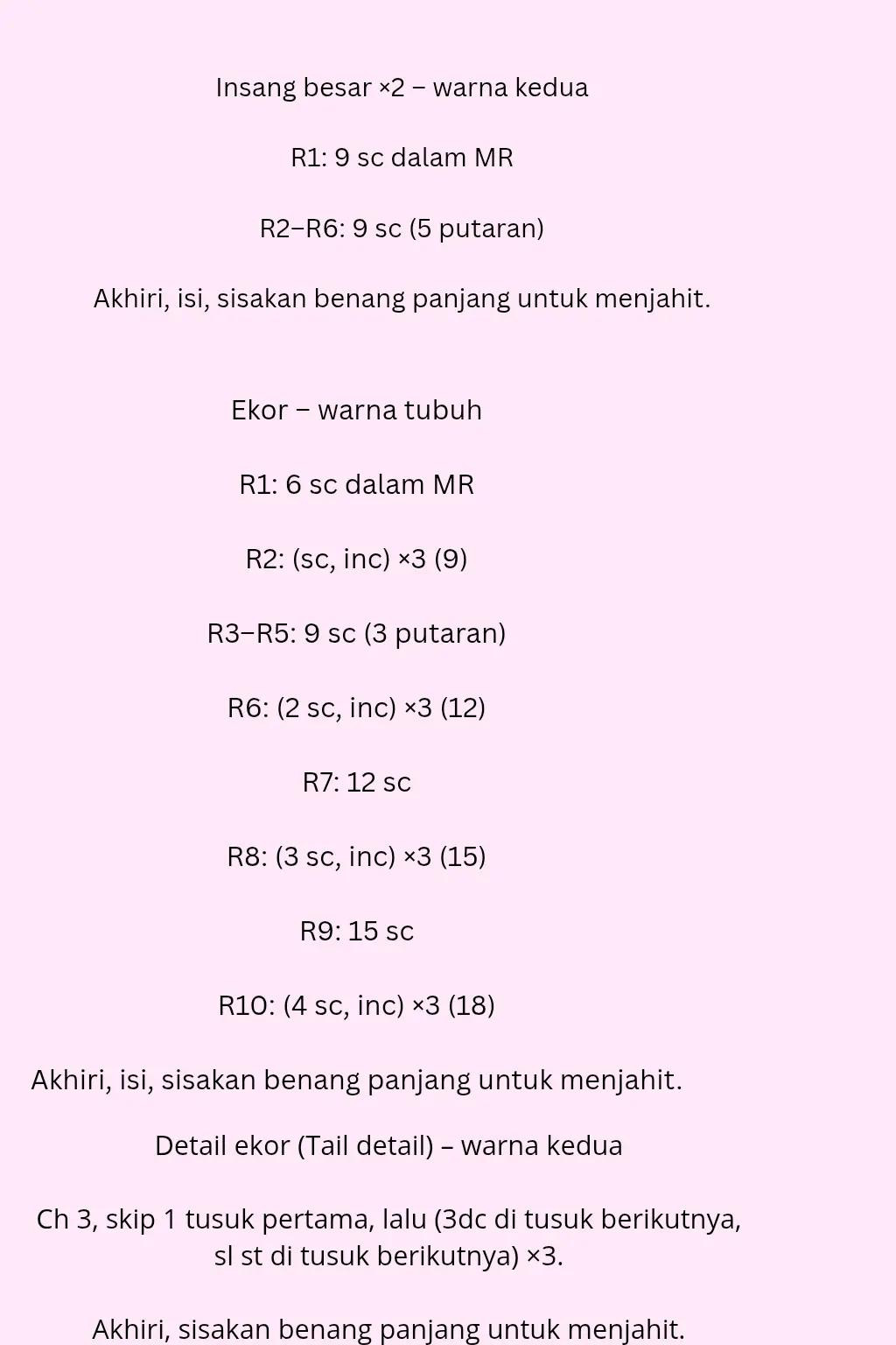 Hướng dẫn móc búp bê cá heo màu hồng dễ thương