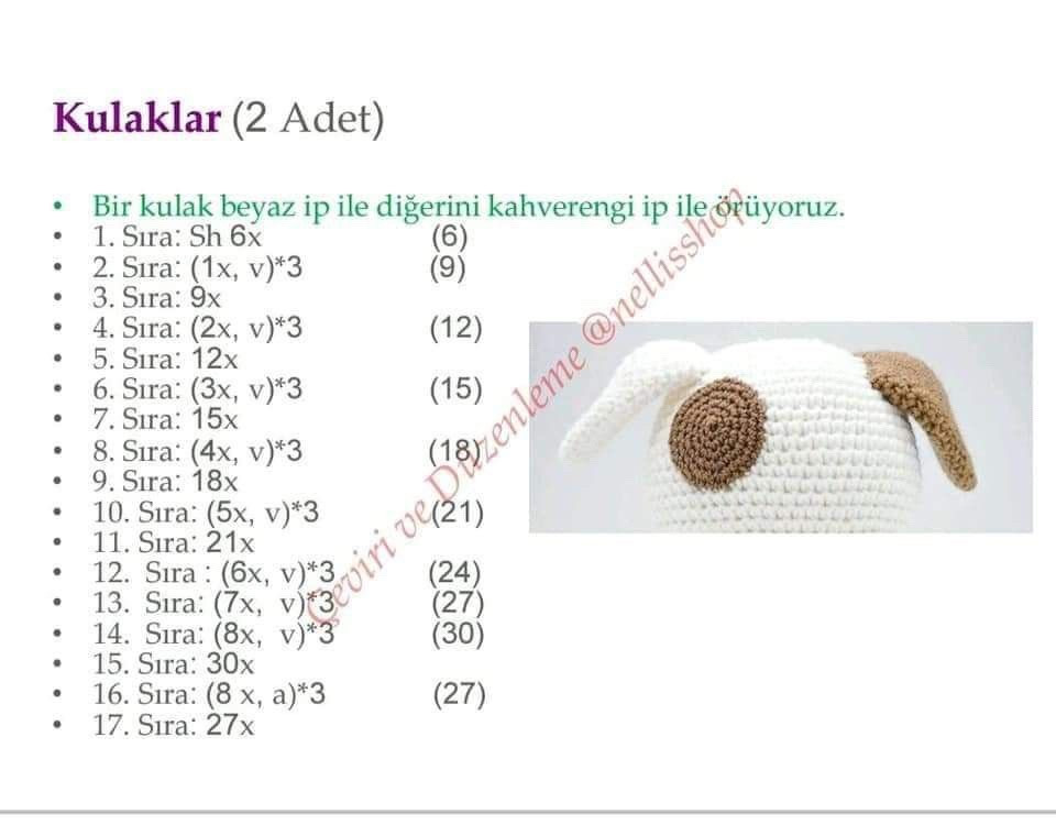 HƯỚNG DẪN MÓC BÚP BÊ CHÓ CUTE TRẮNG NÂU