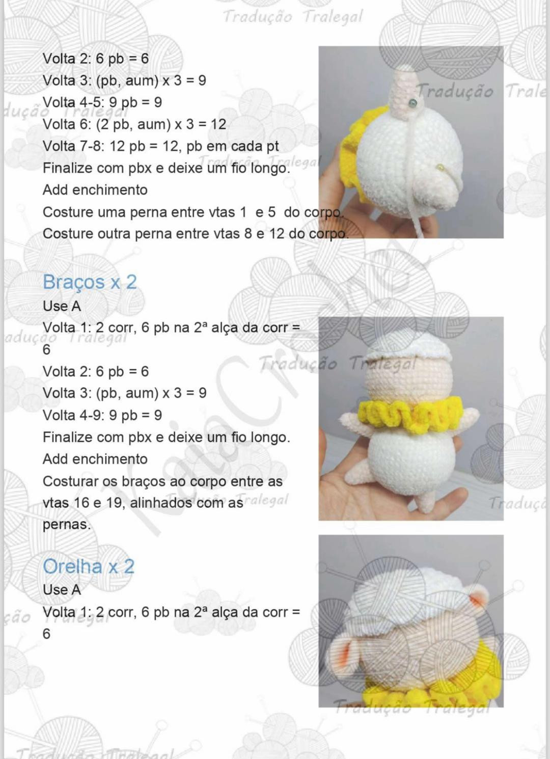 HƯỚNG DẪN MÓC BÚP BÊ CỪU OVELHINHA AMIGURUMI CHÌA KHÓA
