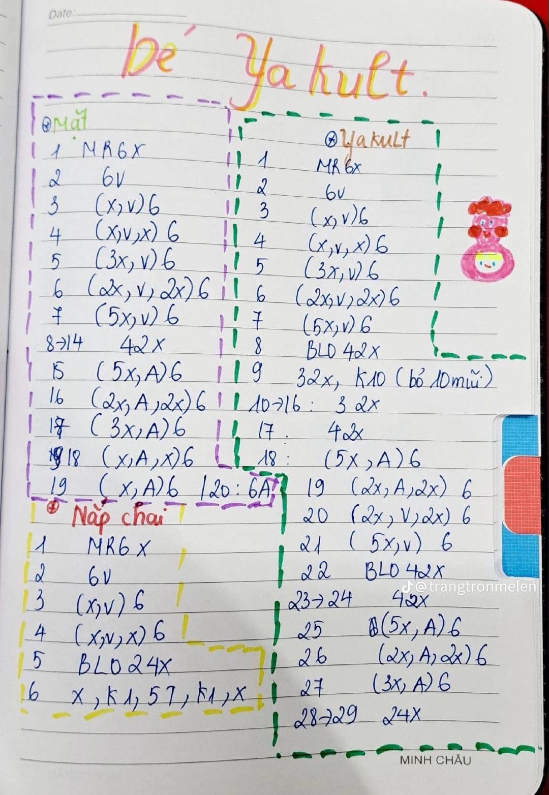 Hướng dẫn móc búp bê gà mắt lồi và bé chanh dễ thương