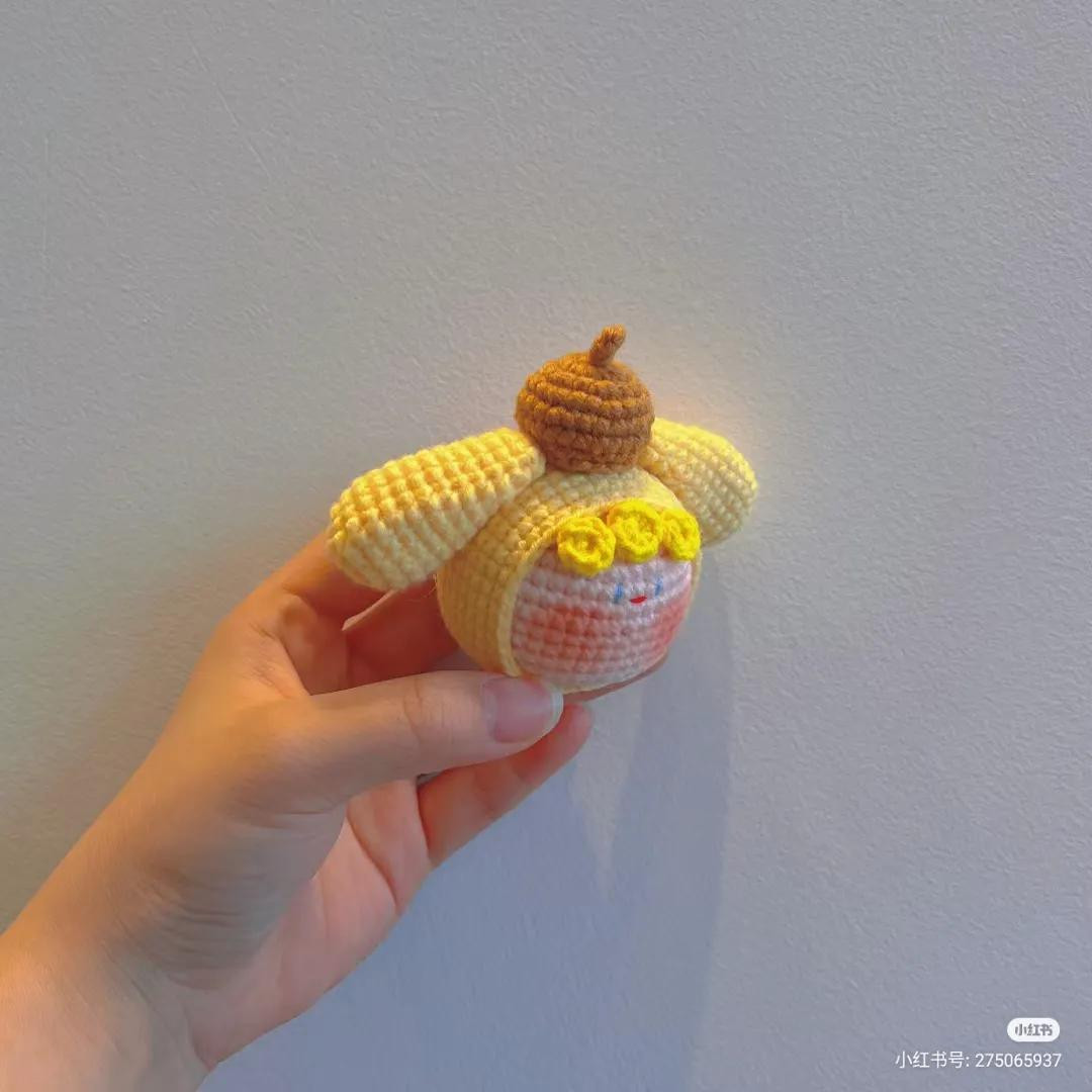 Hướng dẫn móc búp bê hạt dẻ vàng dễ thương