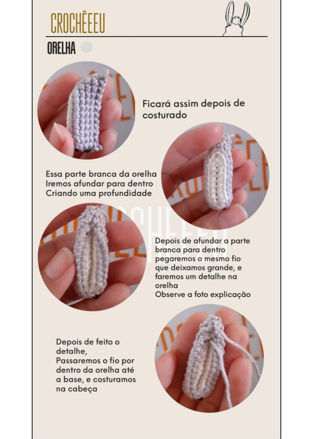 HƯỚNG DẪN MÓC BÚP BÊ LÙA BURRO - CHART AMIGURUMI