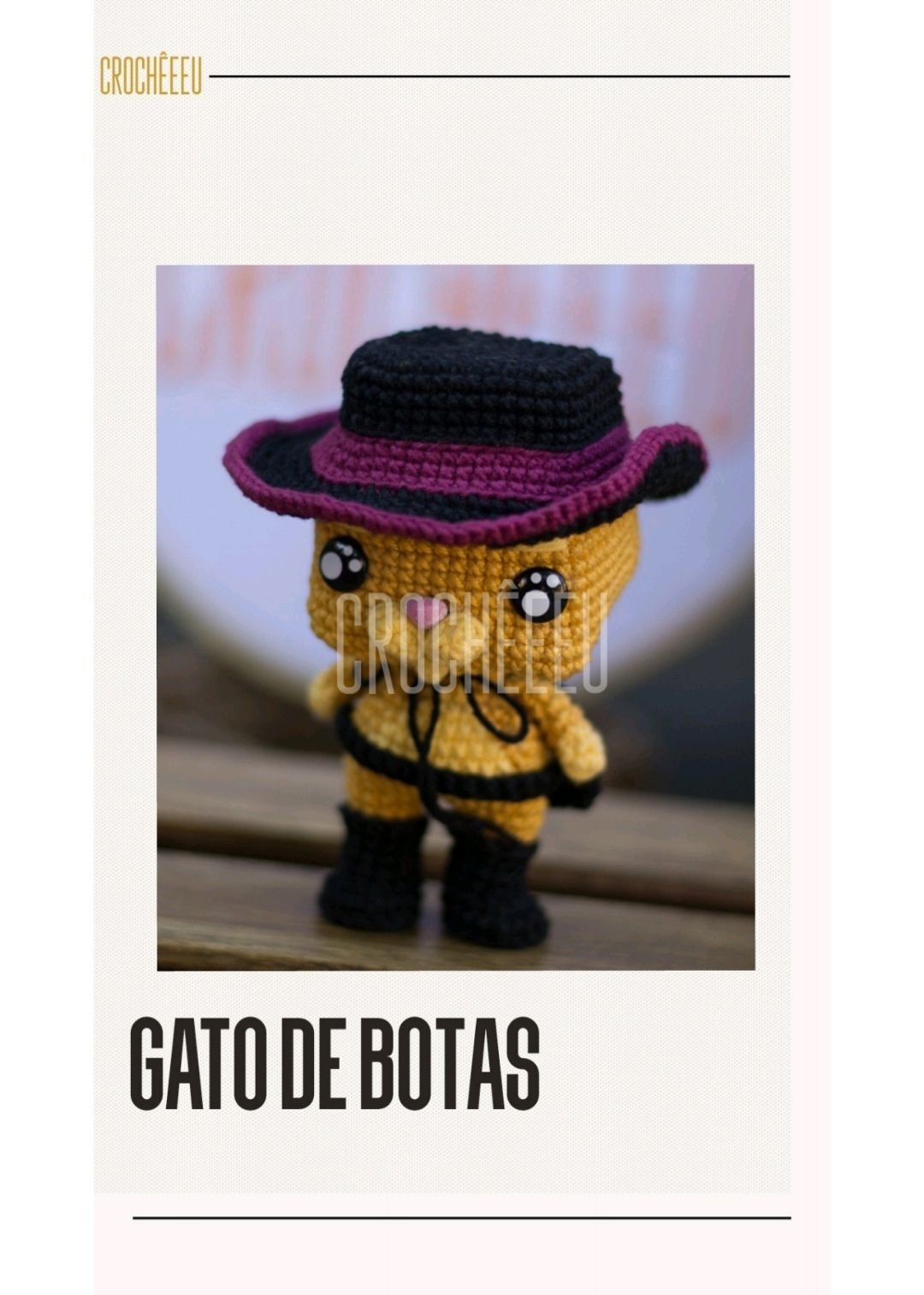 HƯỚNG DẪN MÓC BÚP BÊ LÙA BURRO - CHART AMIGURUMI