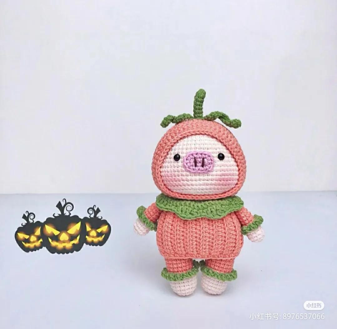 Hướng dẫn móc búp bê lùn bí ngô Halloween dễ thương