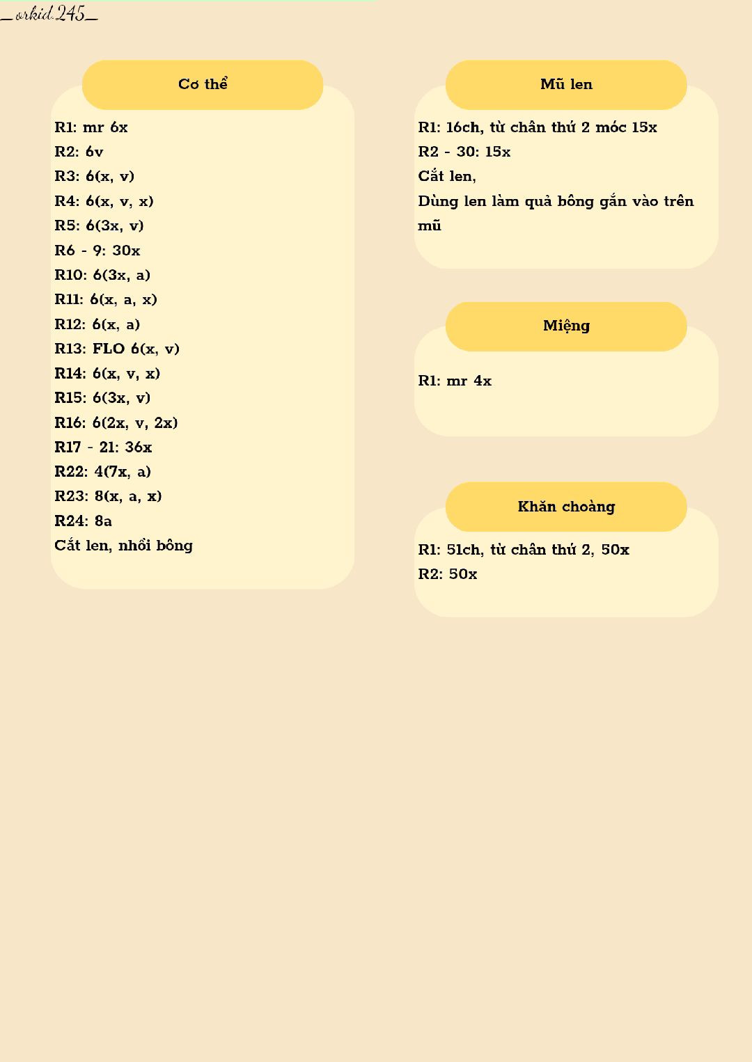 Hướng dẫn móc búp bê ông tuyết mùa đông với mũ len xanh và khăn quàng