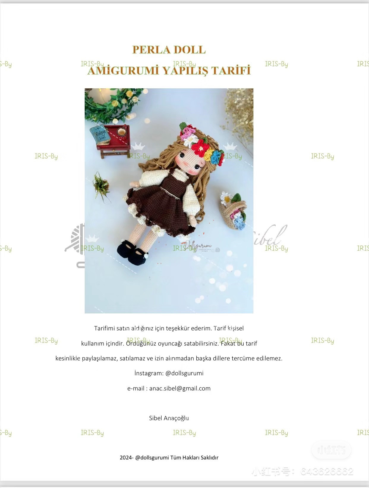 Hướng dẫn móc búp bê Perla Amigurumi mặc váy nâu