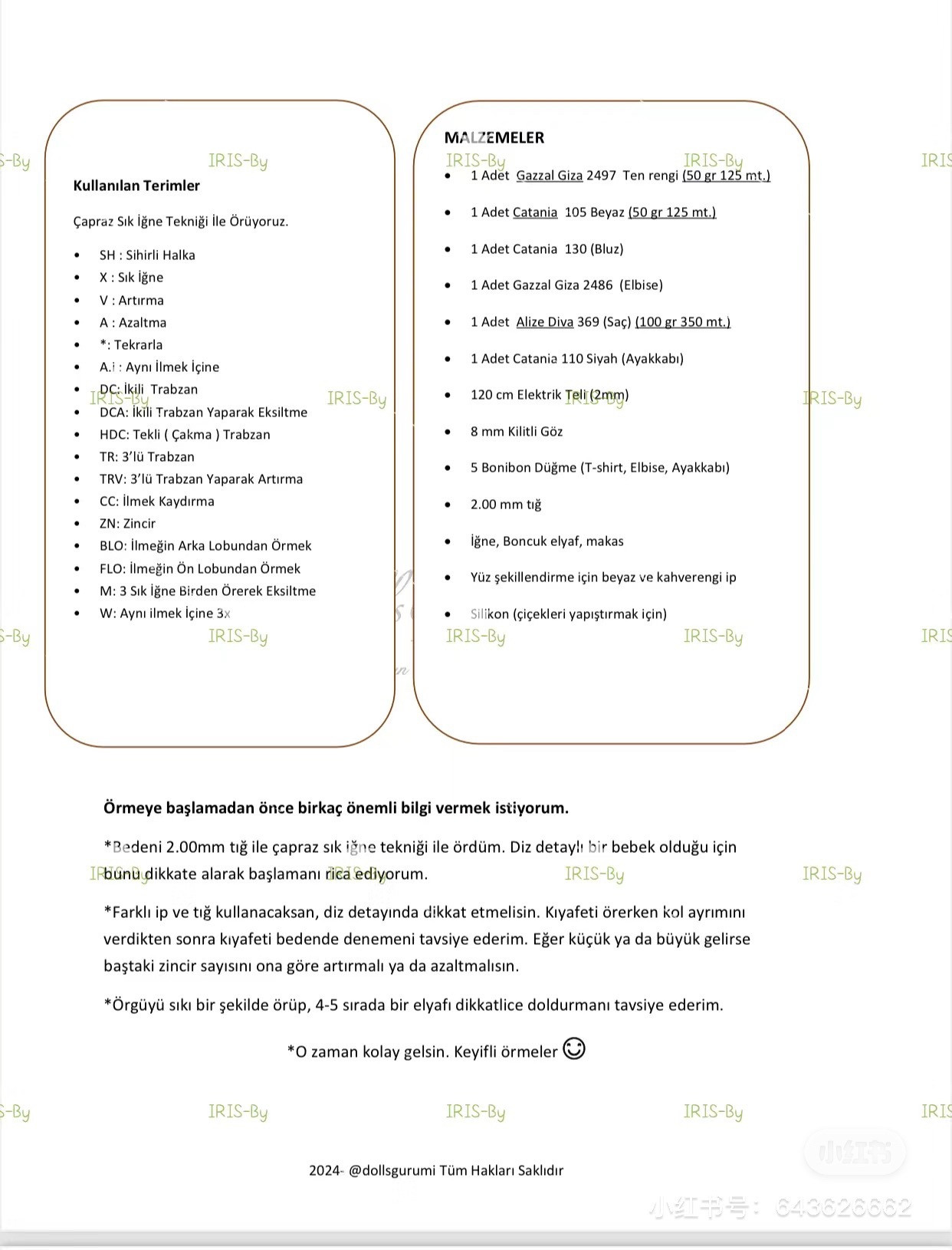 Hướng dẫn móc búp bê Perla Amigurumi mặc váy nâu