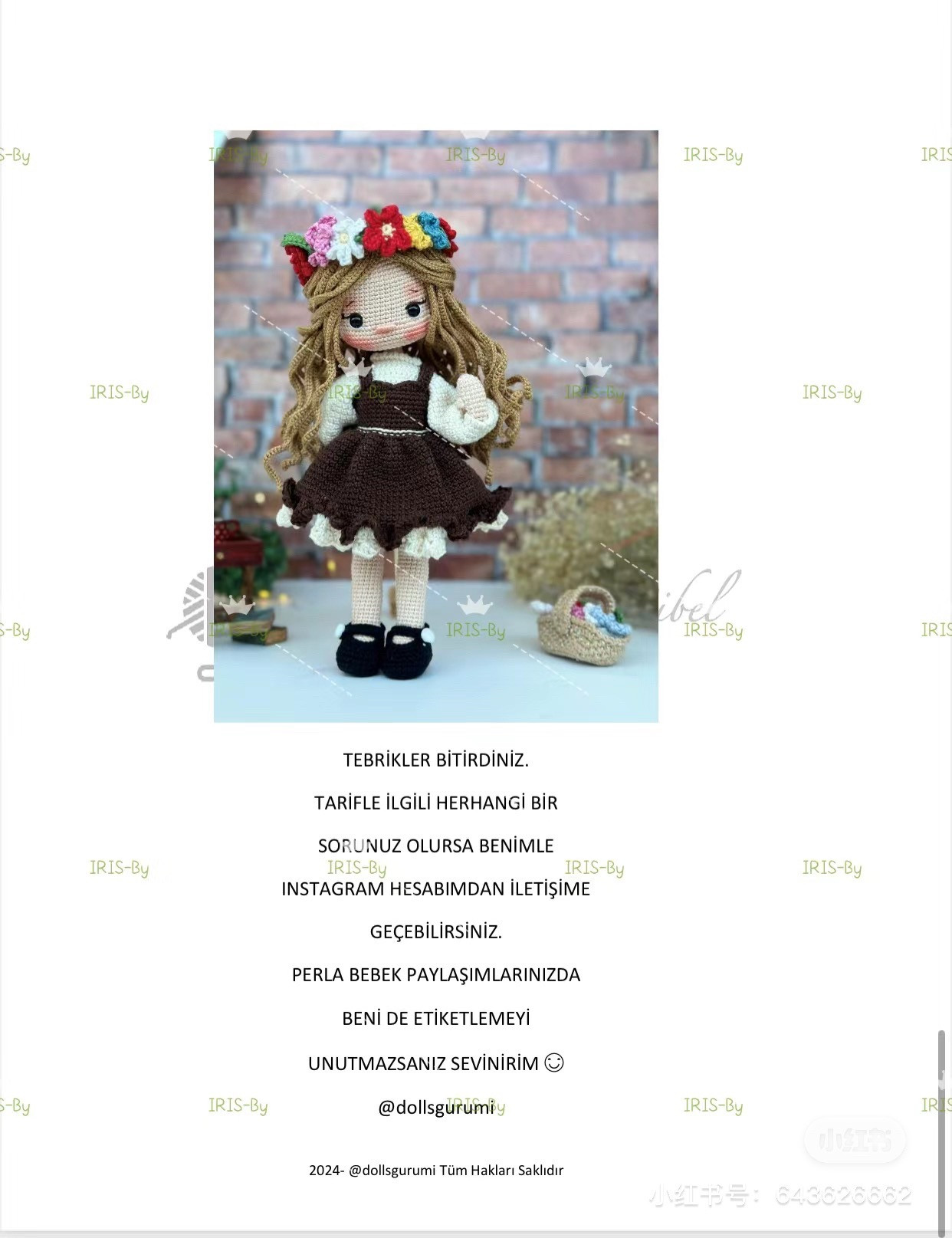 Hướng dẫn móc búp bê Perla Amigurumi mặc váy nâu