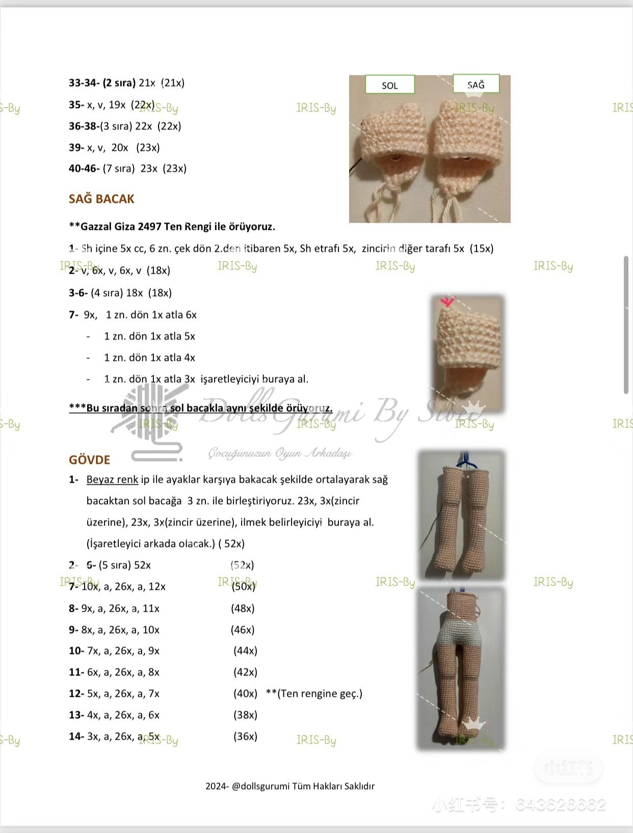 Hướng dẫn móc búp bê Perla Amigurumi mặc váy nâu