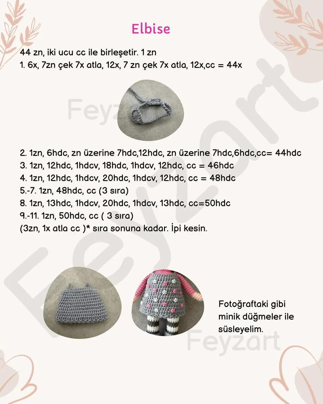 HƯỚNG DẪN MÓC BÚP BÊ PIRIL