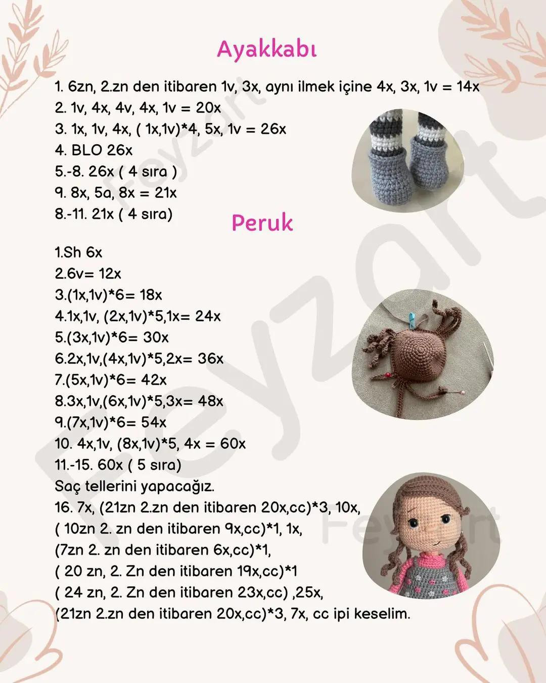 HƯỚNG DẪN MÓC BÚP BÊ PIRIL