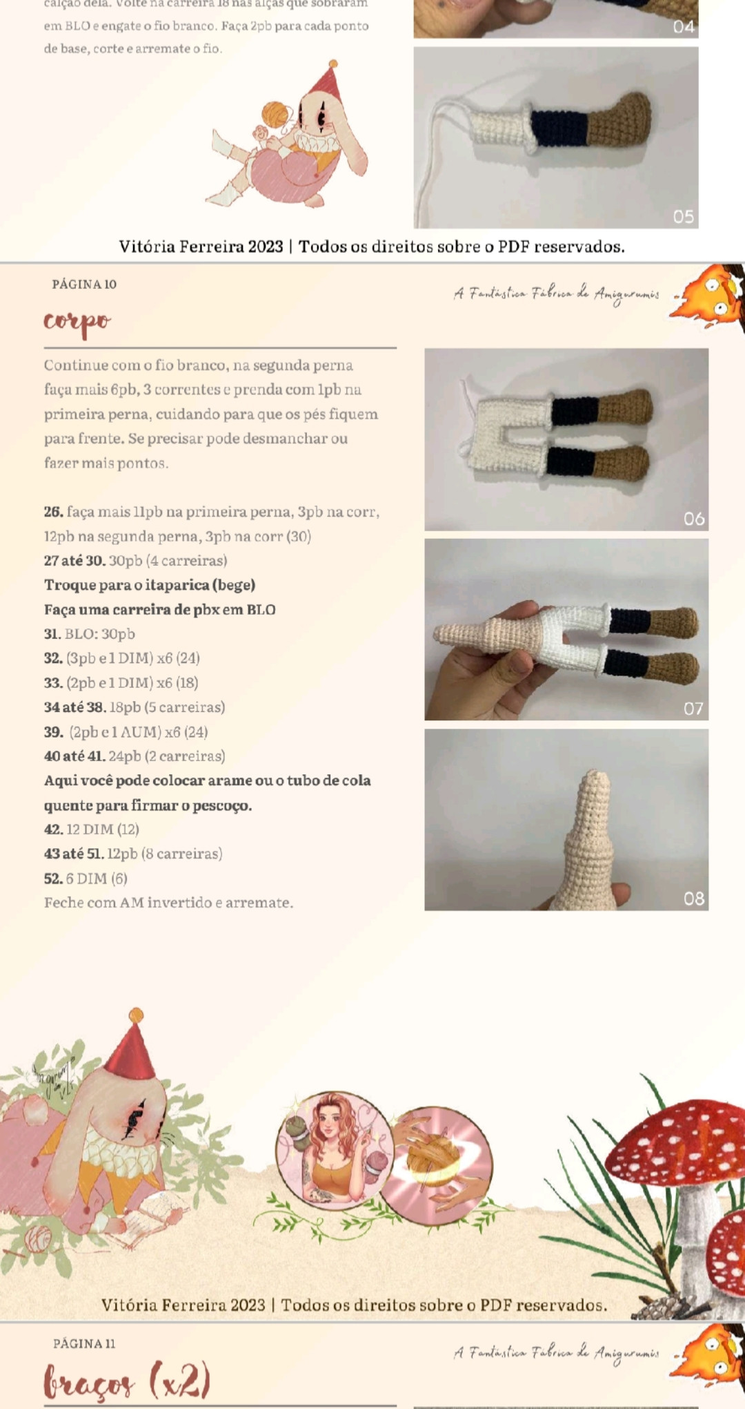 HƯỚNG DẪN MÓC BÚP BÊ SOPHIE HATTER AMIGURUMI