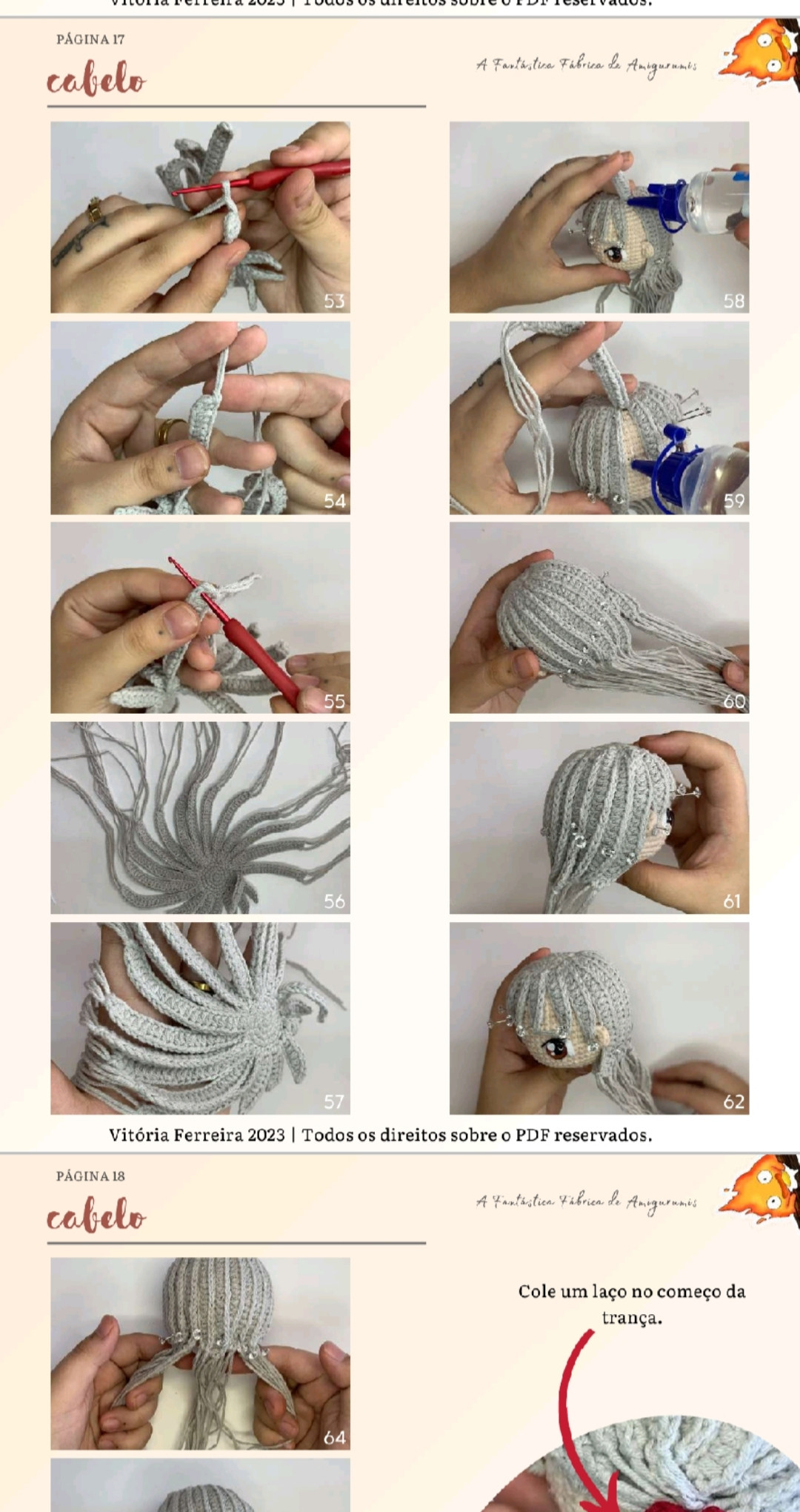 HƯỚNG DẪN MÓC BÚP BÊ SOPHIE HATTER AMIGURUMI