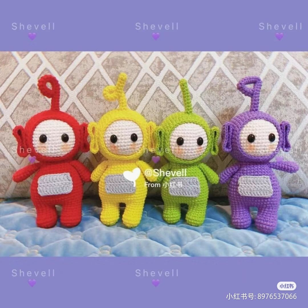 Hướng dẫn móc búp bê Teletubbies đầy đủ chi tiết từng phần