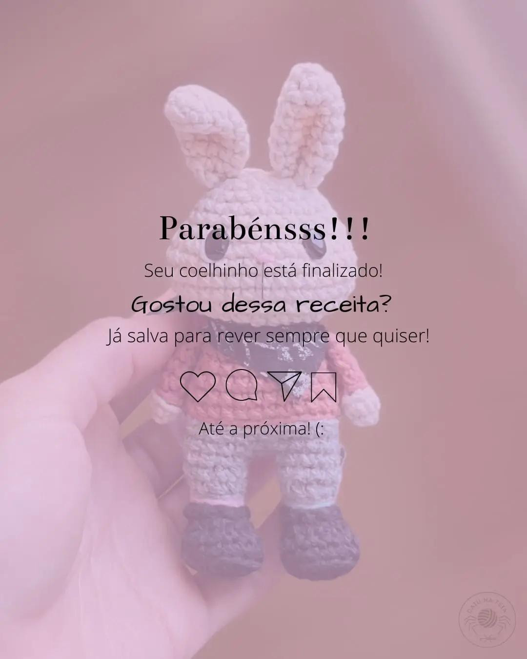 HƯỚNG DẪN MÓC BÚP BÊ THỎ BENJAMIN - RECIPE GRATUITA