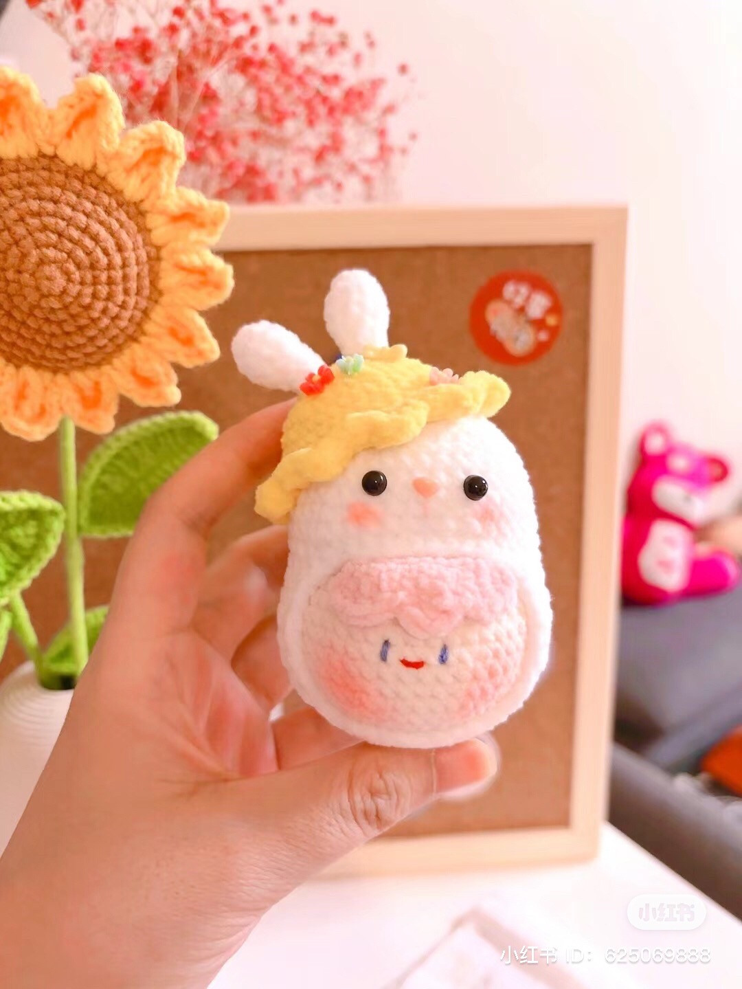 Hướng dẫn móc búp bê thỏ Easter dễ thương