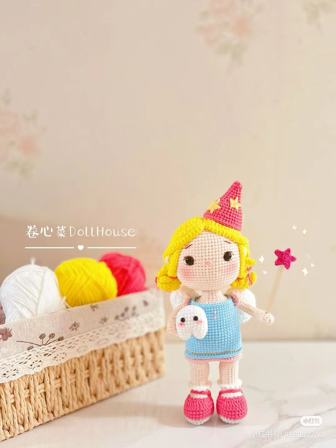 Hướng dẫn móc búp bê Tooth Fairy màu sắc đáng yêu