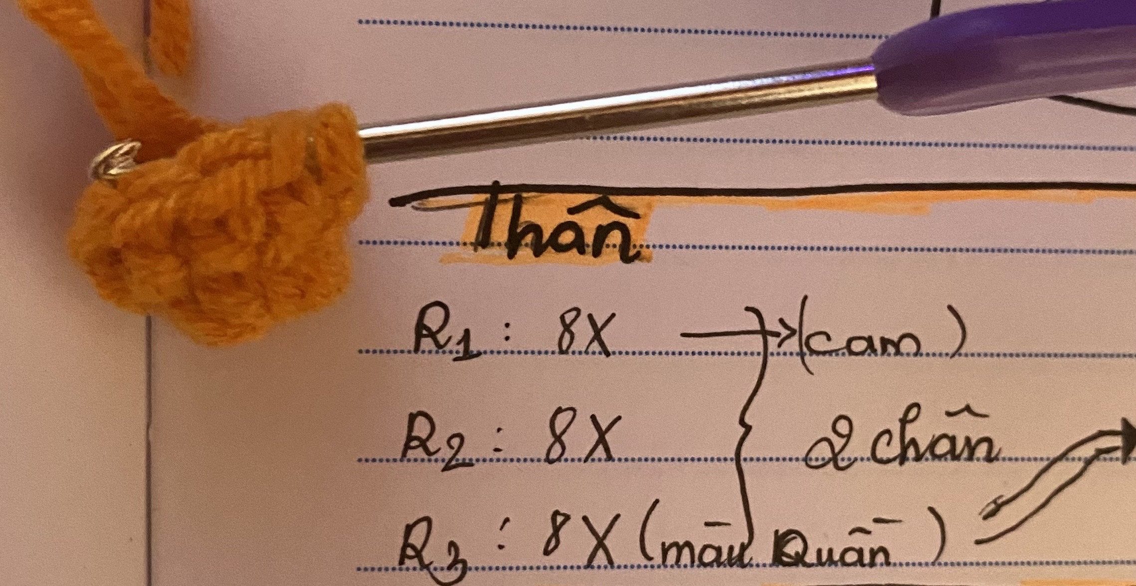 Hướng dẫn móc búp bê vịt mặc quần yếm gấu dễ thương