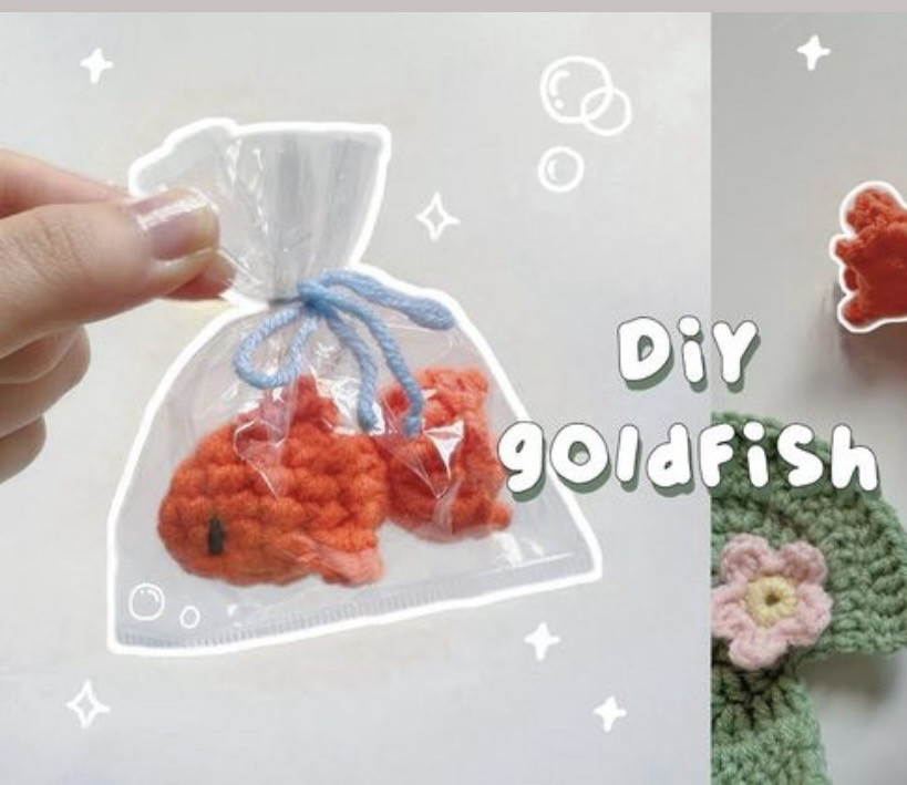 Hướng dẫn móc cá vàng mini DIY dễ thương