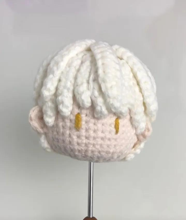 Hướng dẫn móc đầu búp bê tóc trắng Zivecrochet